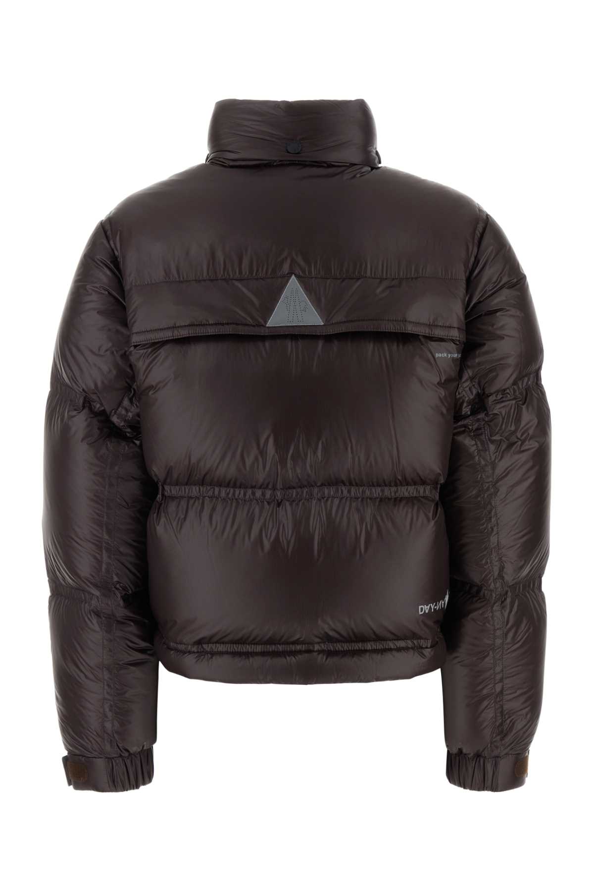 【送料&関税込】Moncler Grenoble Dark Brown Nylon Julier Dow Moncler Grenoble Dark Brown Nylon Julier Down Jacket