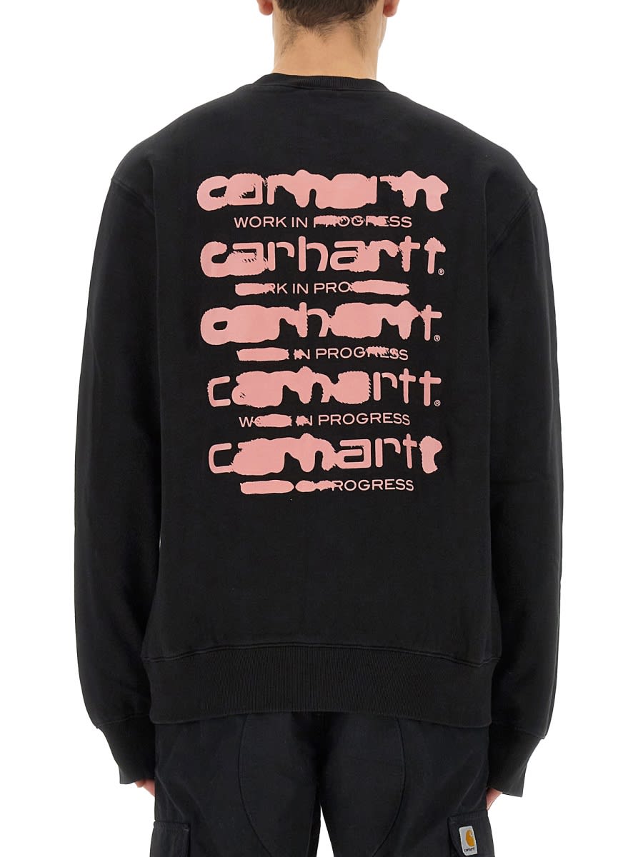 【Carhartt】 ★ INK BLEED SWEATSHIRT ★ 大人気 Carhartt 'ink Bleed' Sweatshirt | italist