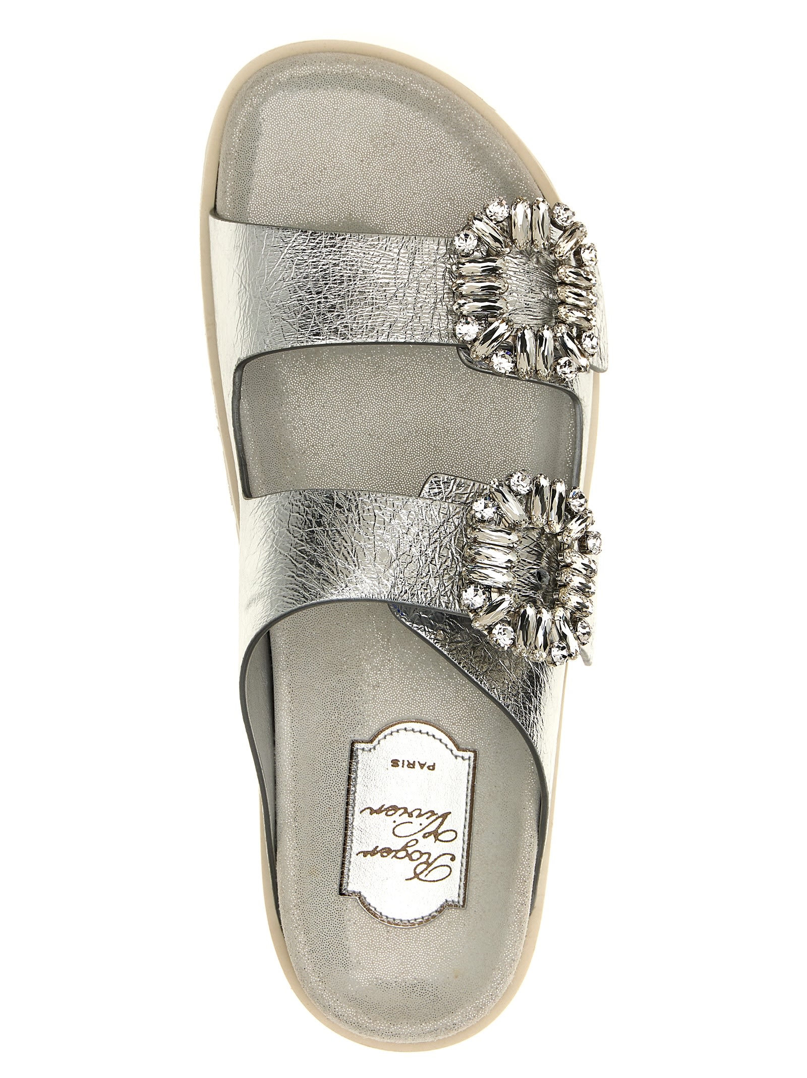 Roger Vivier Slidy Viv Rhinestone Sandals | italist, ALWAYS