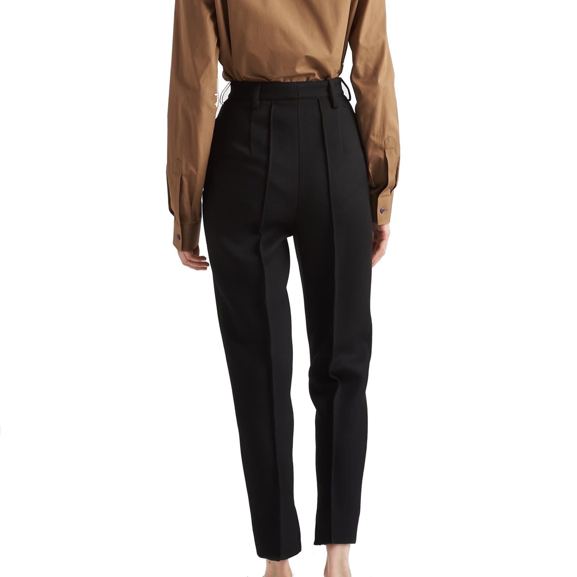 【送料&関税込】Prada Wool Pants Prada Technical Wool Pants with Belt | Saks Fifth Avenue