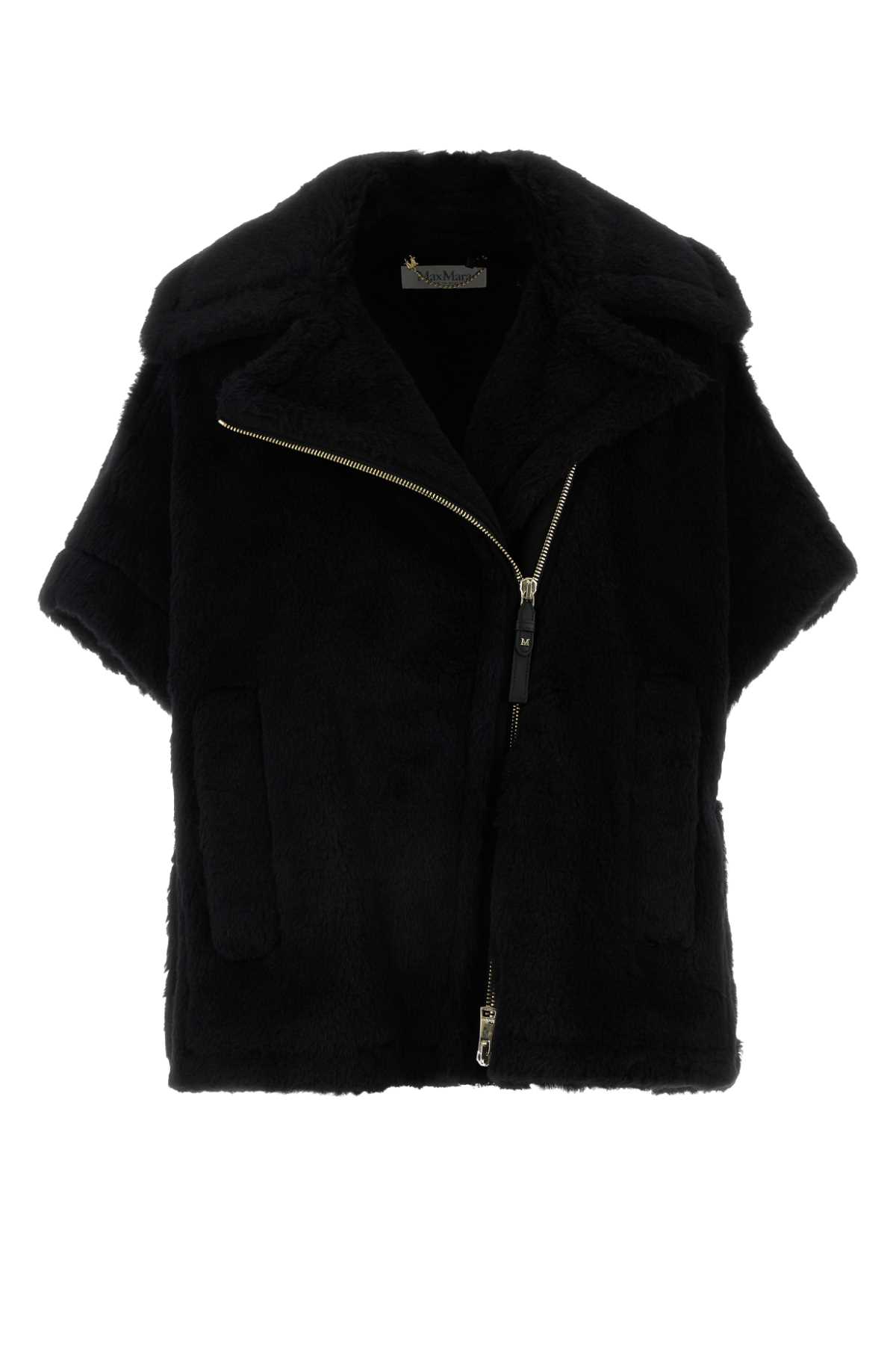 ポンチョ・ケープ Max Mara Black Teddy Newmanto1 Biker Cape Max Mara Black Teddy Newmanto1 Biker Cape | THE LIST
