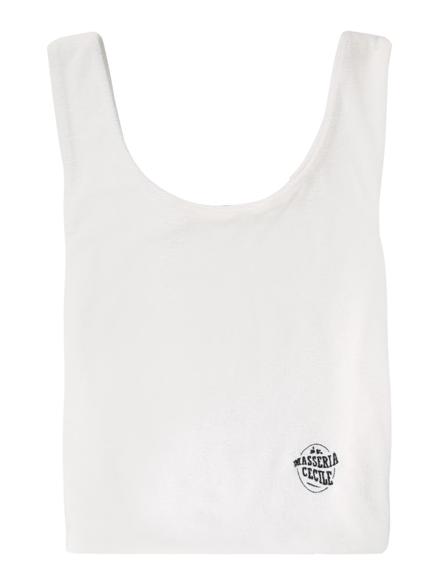 トートバッグ Etre Cecile ANDY C SINGER BEACH BAG (ACS-B-BAG200G_IVORY) Etre Cecile Andy C Singer Beach Bag | italist