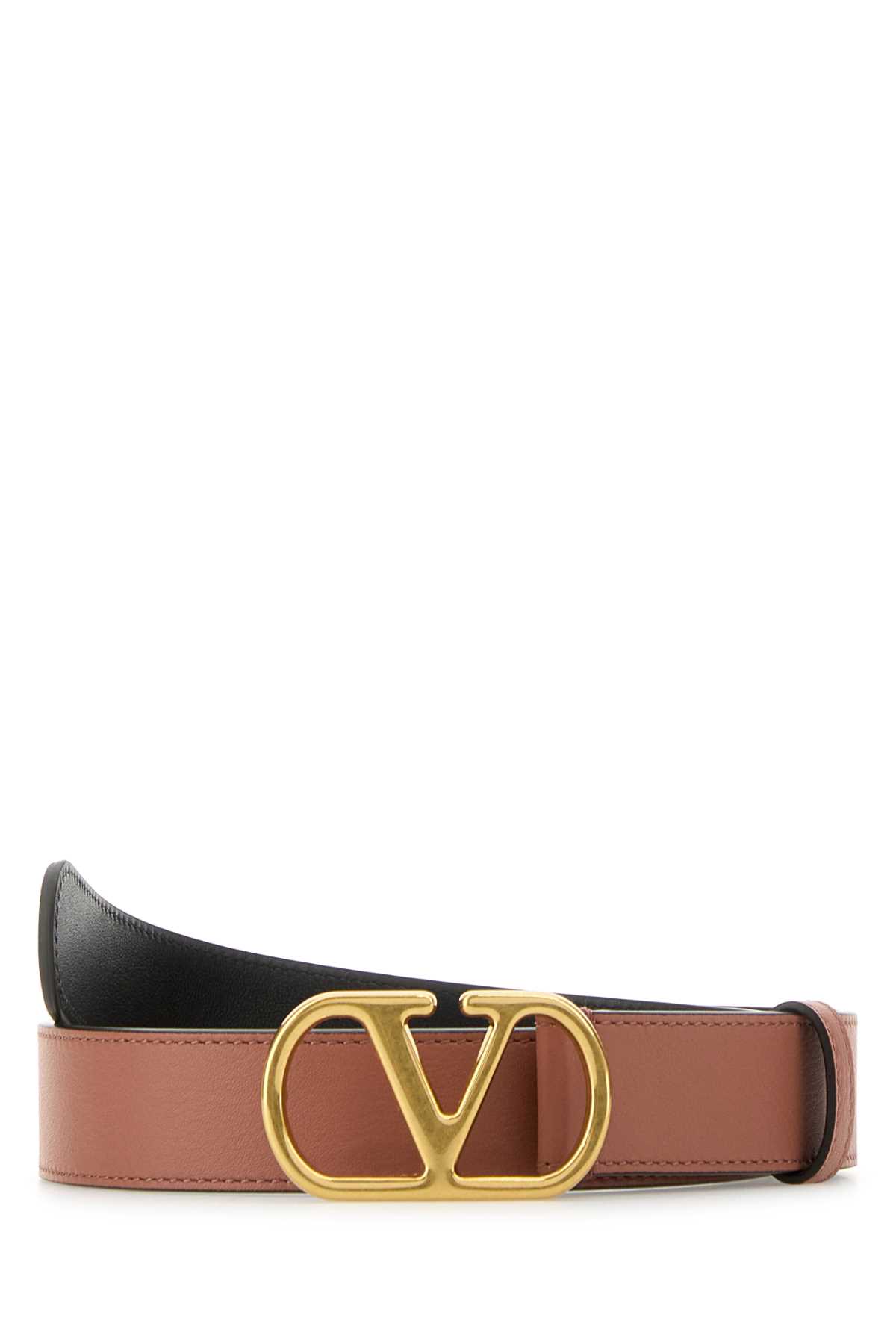ベルト VALENTINO DARK PINK LEATHER VLOGO BELT Valentino Garavani Dark Pink Leather Vlogo Belt | italist