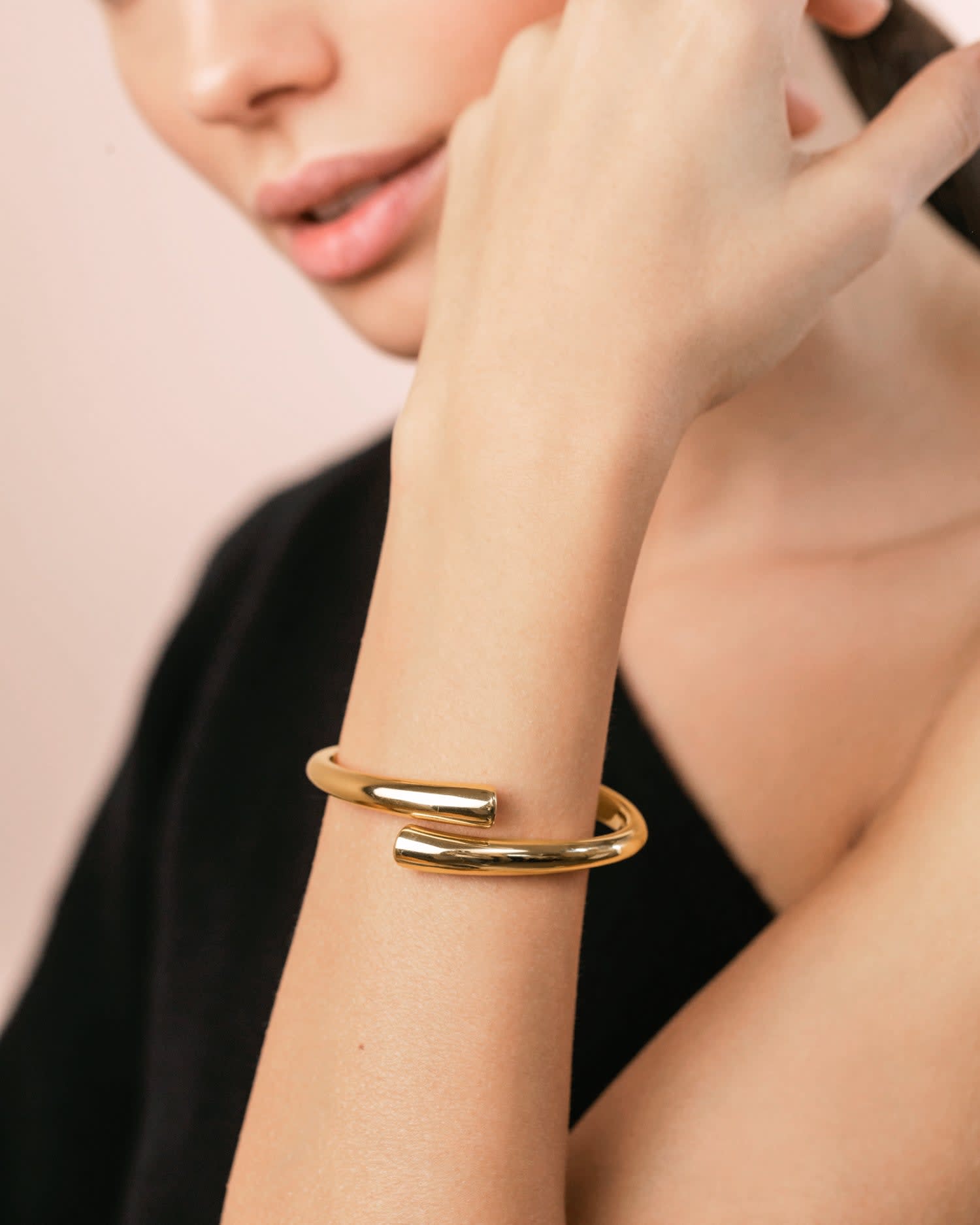 ブレスレット Federica Tosi Tube Bracelet - Gold 0b9b0de9fadc083c56f051cd383d66