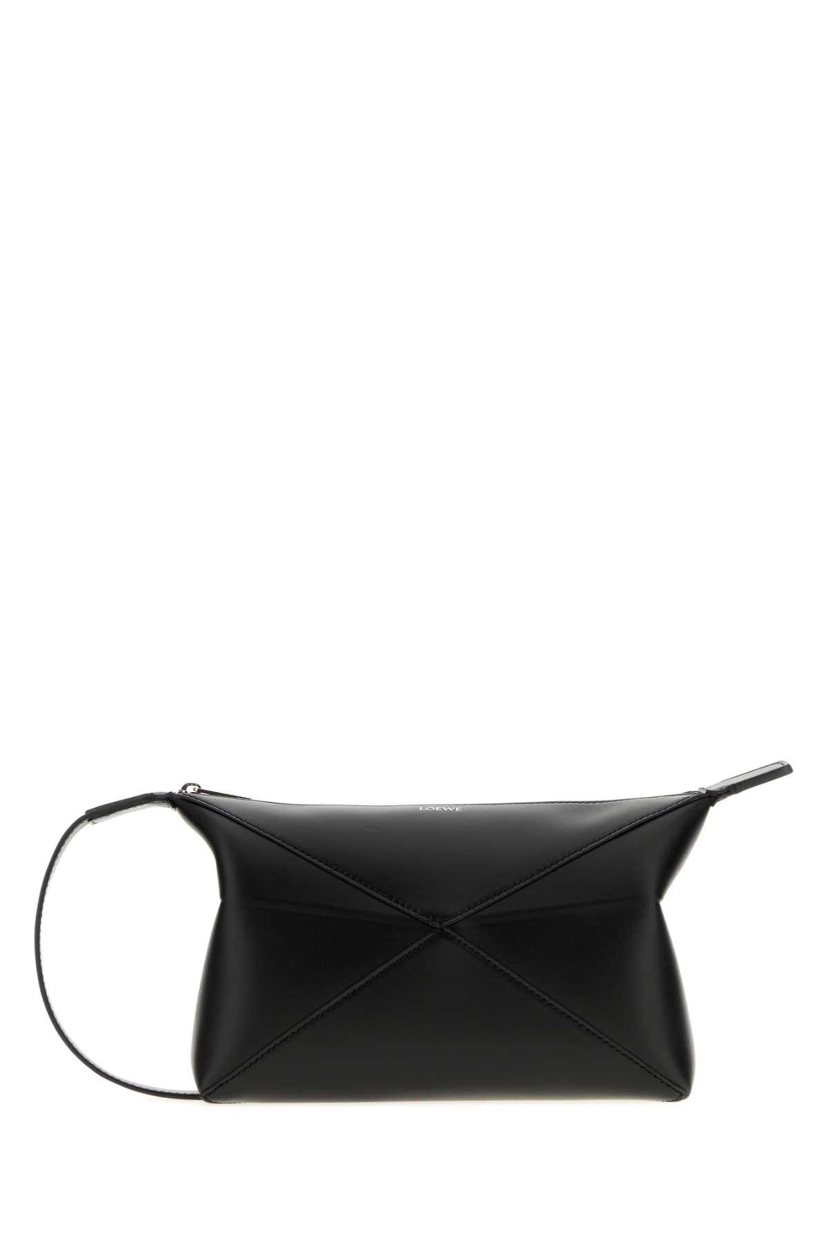 クラッチバッグ LOEWE CLUTCH BAG (CANBSPPX01 BLACK) Loewe Black Leather Puzzle Fold Clutch | italist