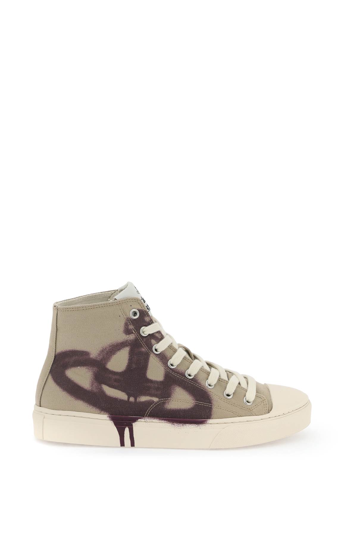 Vivienne Westwood PLIMSOLL HIGH TOP CANVAS SNEAKERS 関税送込 VIVIENNE WESTWOOD PLIMSOLL HIGH TOP CANVAS | White Men's