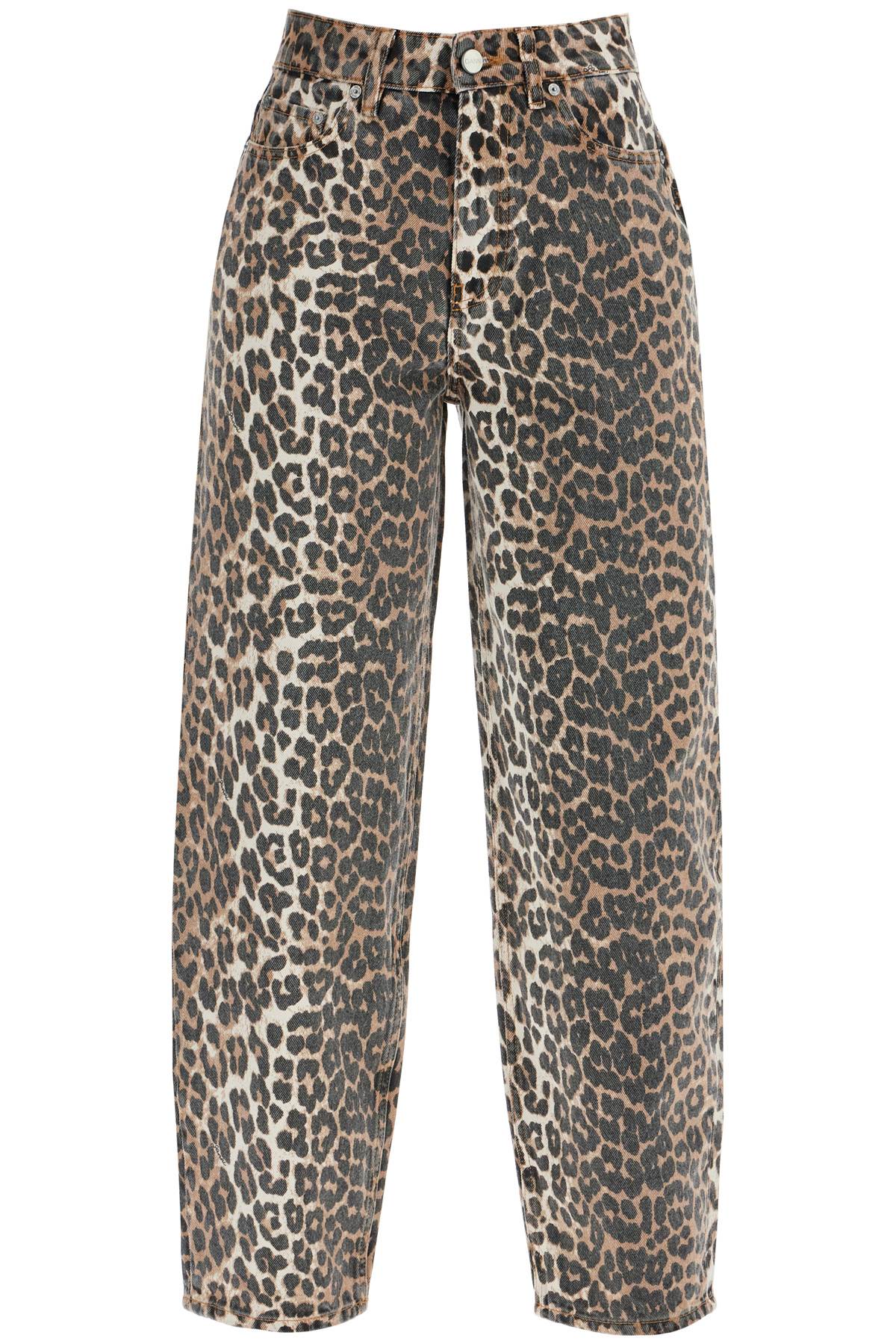 【関税&送料込】Ganni Animalier Jeans Ganni Jeans In Animalier Cotton | italist