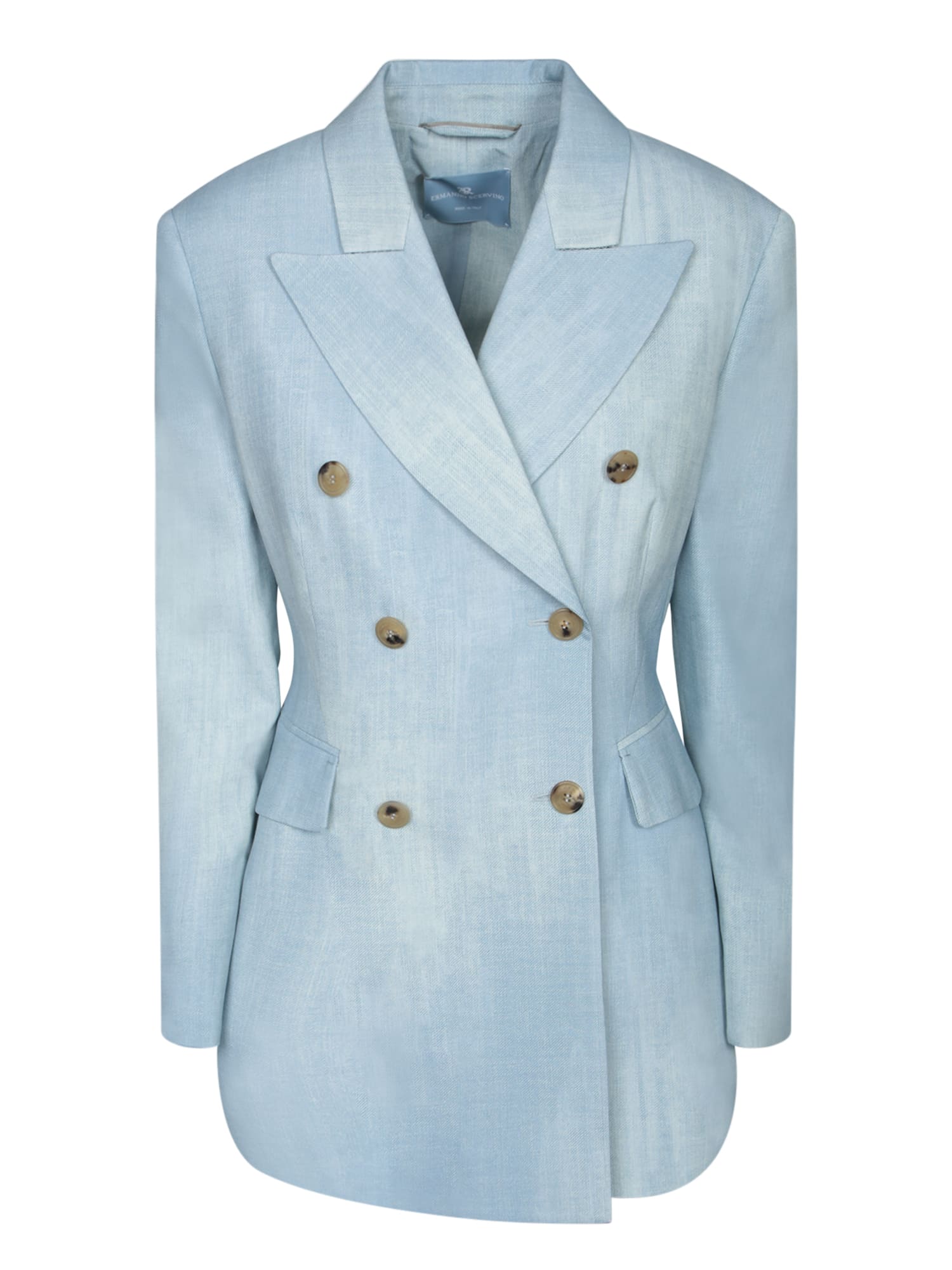 ジャケット ERMANNO SCERVINO Women Jackets D466I322 EMY S4612 Blue Designer clothes for women and luxury apparel | Ermanno Scervino