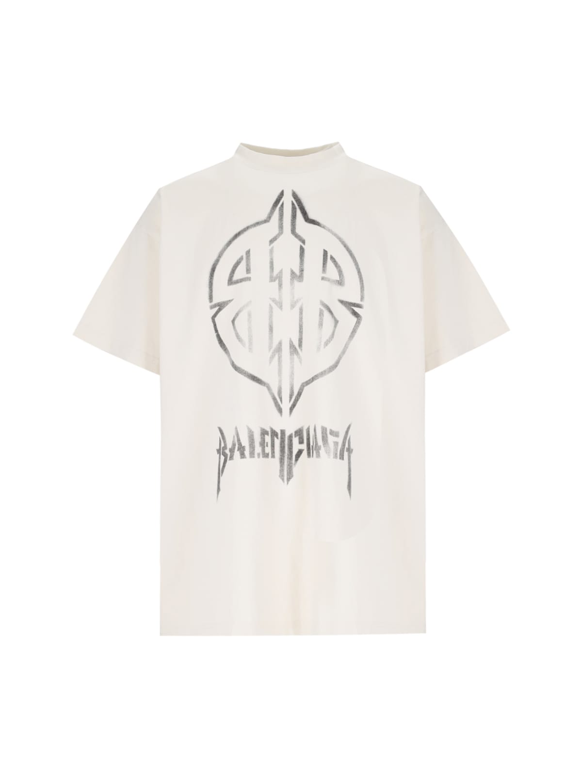 【BALENCIAGA】L BB STENCIL Tシャツ オーバーサイズ ロゴ 0400021575601_BLACKWHITE?wid=