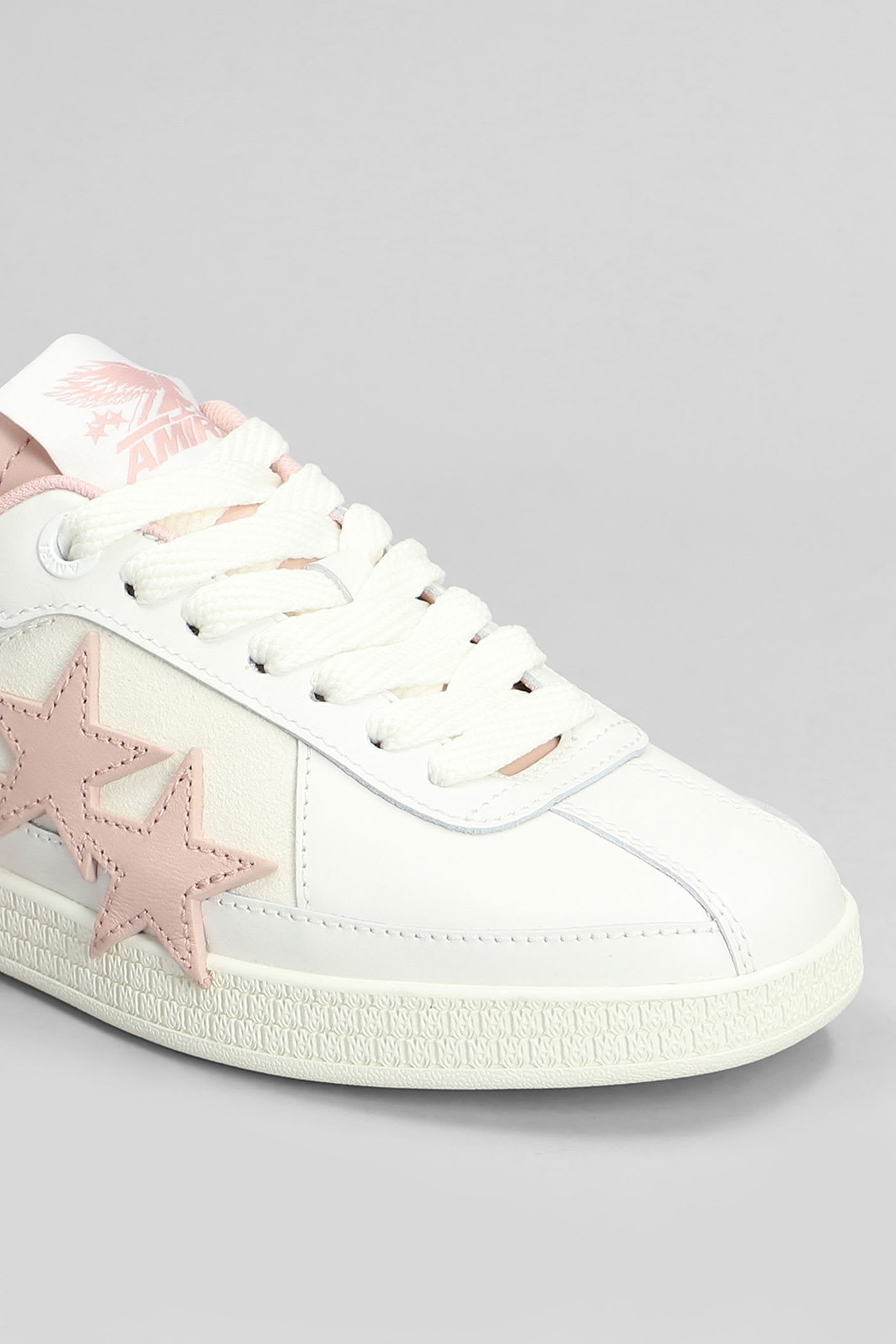 【送料&関税込】AMIRI Pacific Sneakers In White Leather AMIRI Pacific Sneakers In White Leather | italist