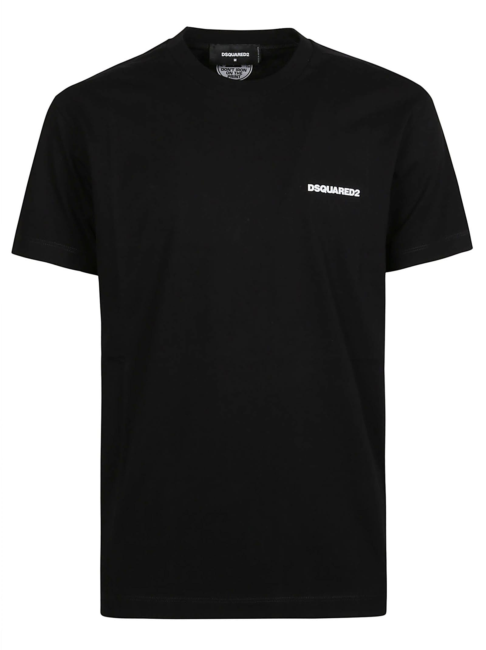 【関税込み】Dsquared2 ブラック ルーズフィット Tシャツ Dsquared2のブラック ルーズフィット Tシャツがセール中