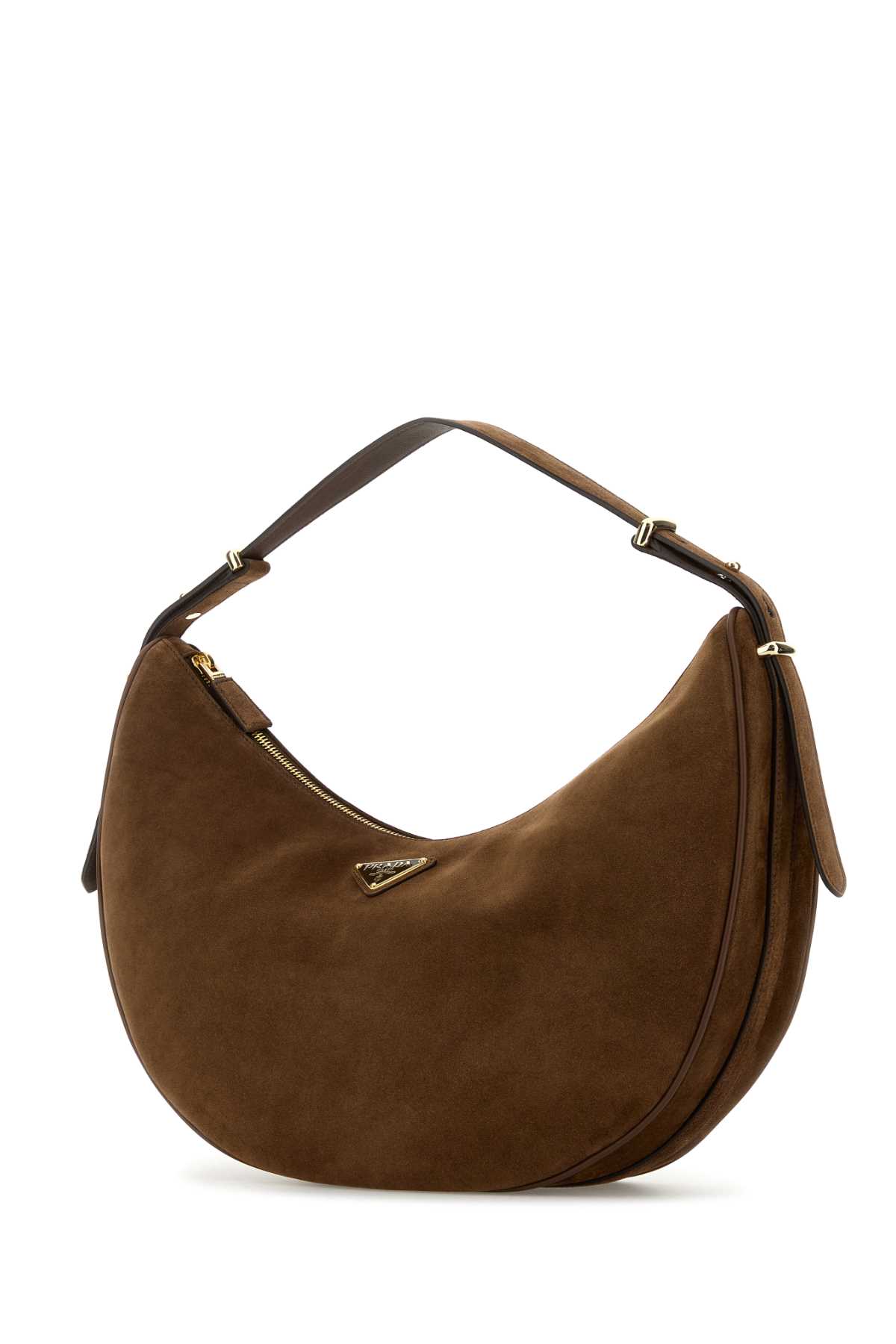 ショルダーバッグ・ポシェット PRADA Brown suede big ArquA handbag (1BC212VOVO2C4S F0324) Prada Brown Suede Big Arqu㨠Handbag | italist