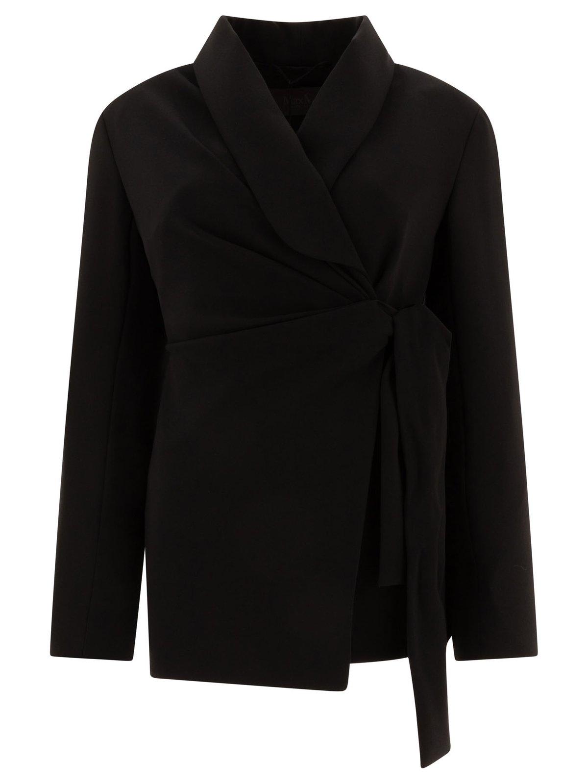 ジャケット MAX MARA PIANOFORTE 'comma' robe jacket Max Mara Pianoforte Wrap Long-sleeved Jacket | italist