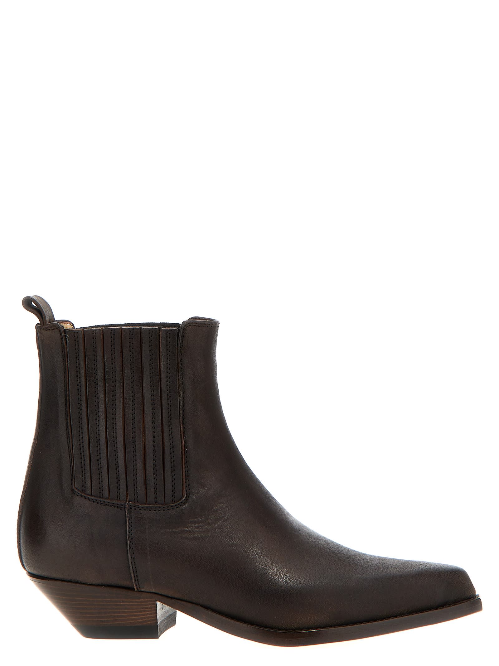 ショートブーツ・ブーティ SONORA Black leather Hidalgo ankle boots Sonora Black Leather Hidalgo Ankle Boots | italist