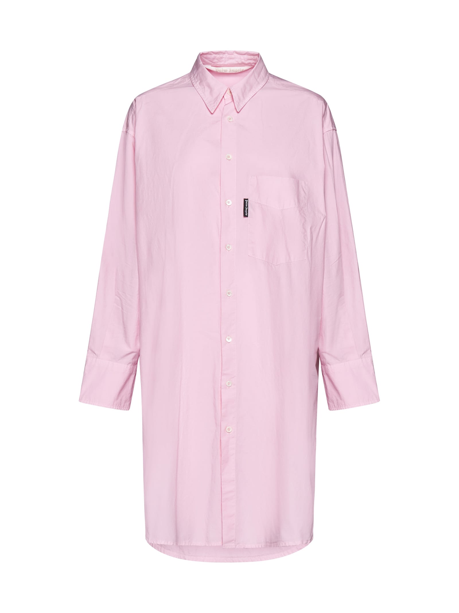 overlogo shirt dress