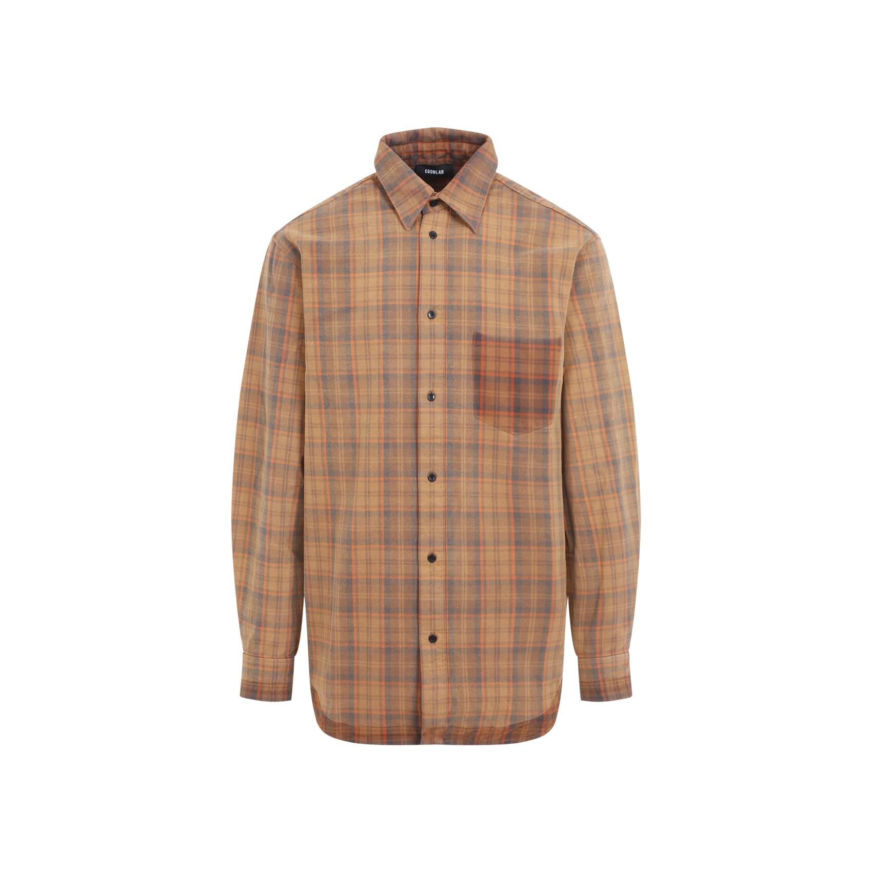 Tシャツ・カットソー EGONLAB. FW24 Egonlab Over Shirt (AW24SH003B ORANGE) Egonlab Over Shirt | italist