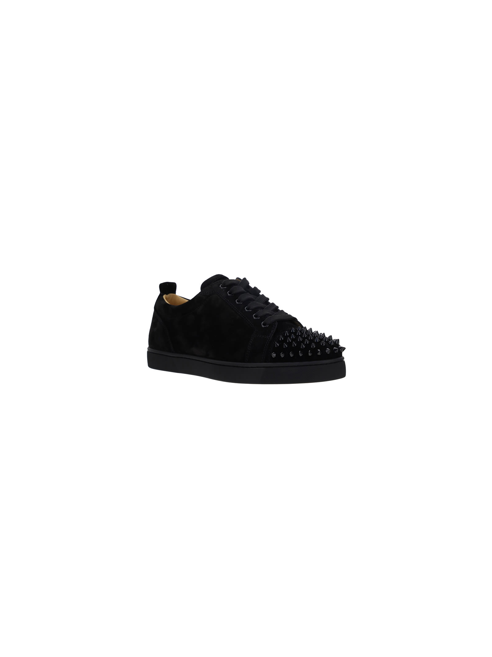 Louis Junior Spikes - Sneakers - Veau velours and spikes - Saharienne - Christian  Louboutin United States