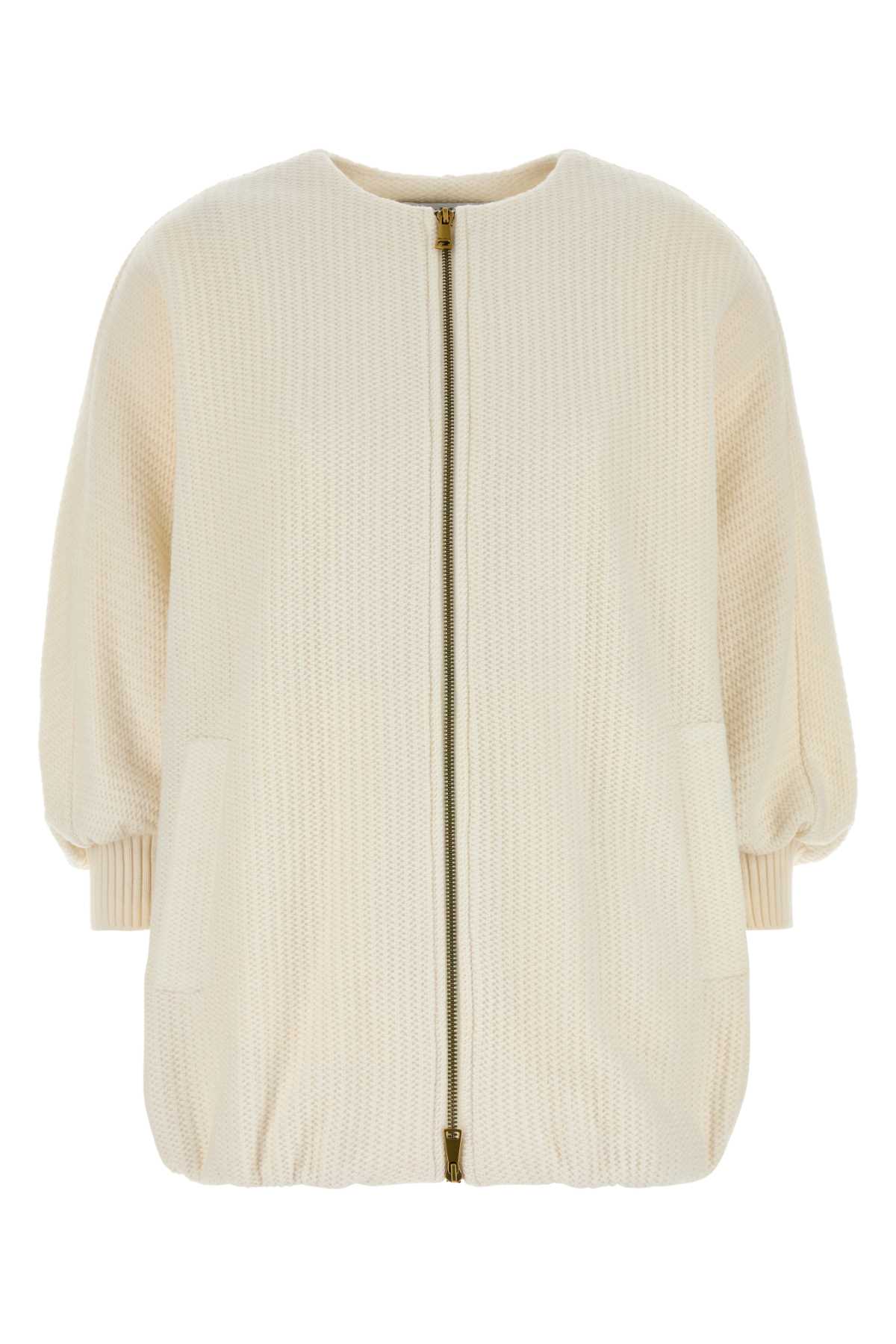 ジャケット MAX MARA IVORY WOOL BLEND CIRINO JACKET Max Mara Ivory Wool Blend Cirino Jacket | italist