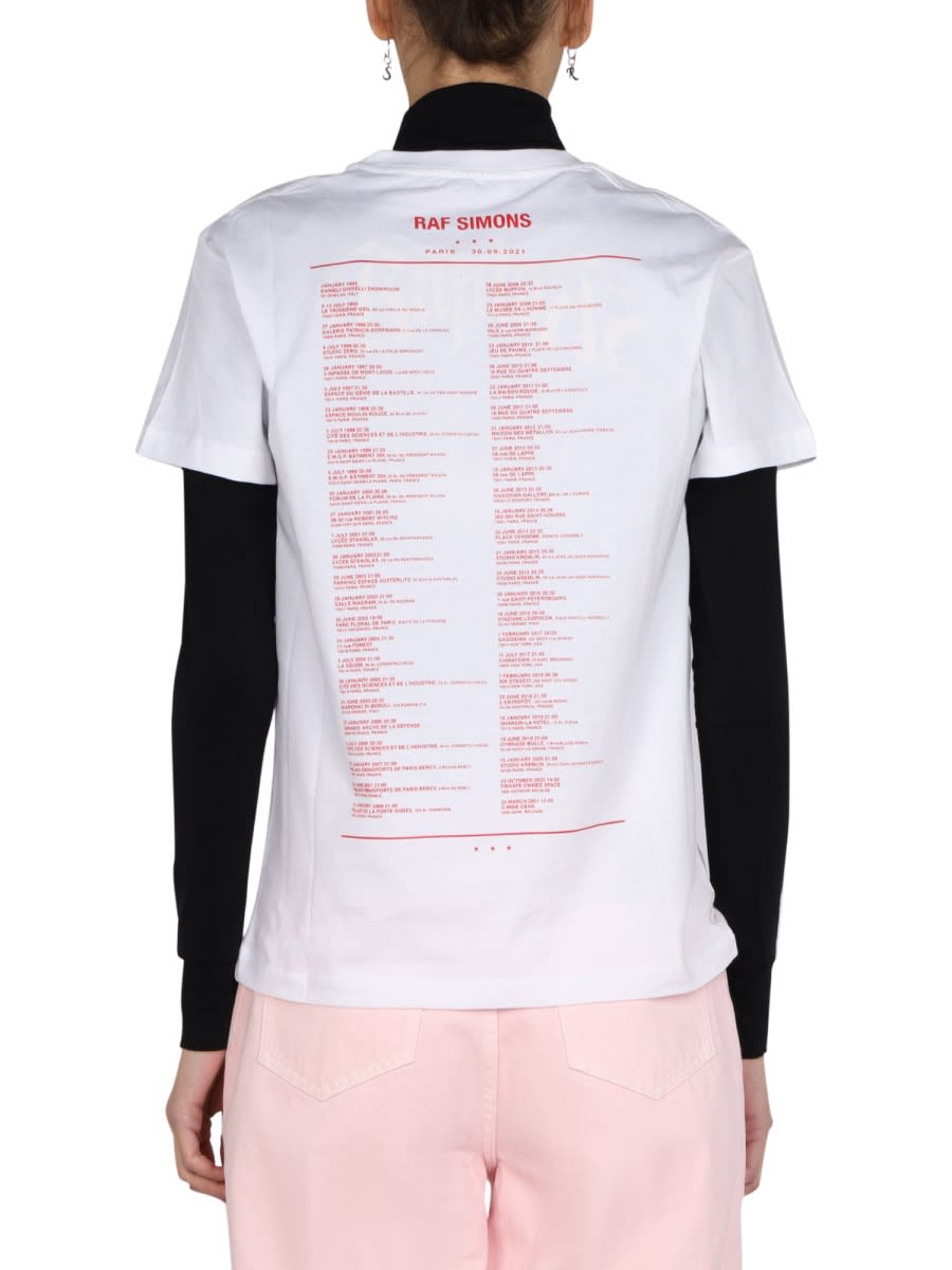 Raf Simons Logo Print T-shirt | italist