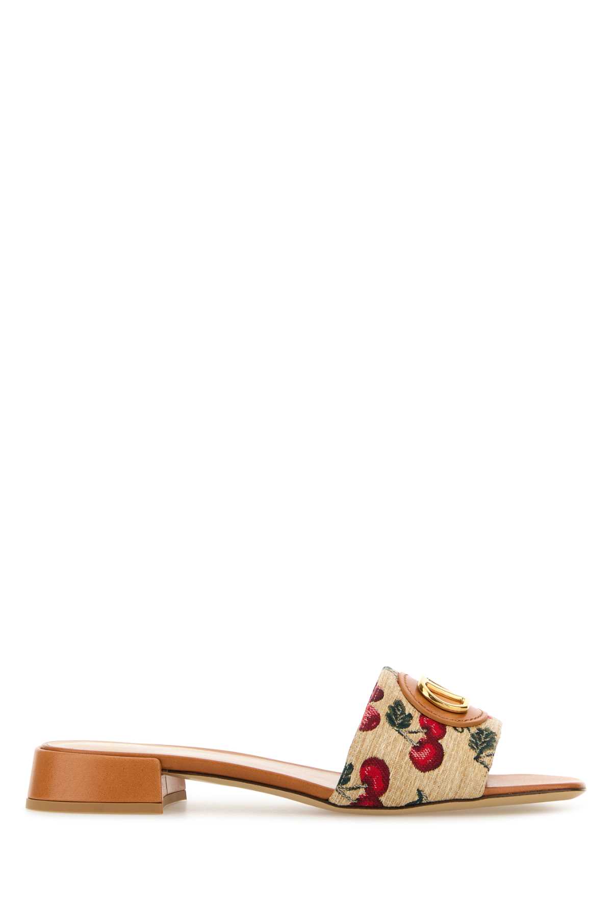 サンダル・ミュール Valentino Garavani Raffia Vlogo Signature Slippers Vlogo Signature Woven Raffia Slide Sandal 80mm for Woman in