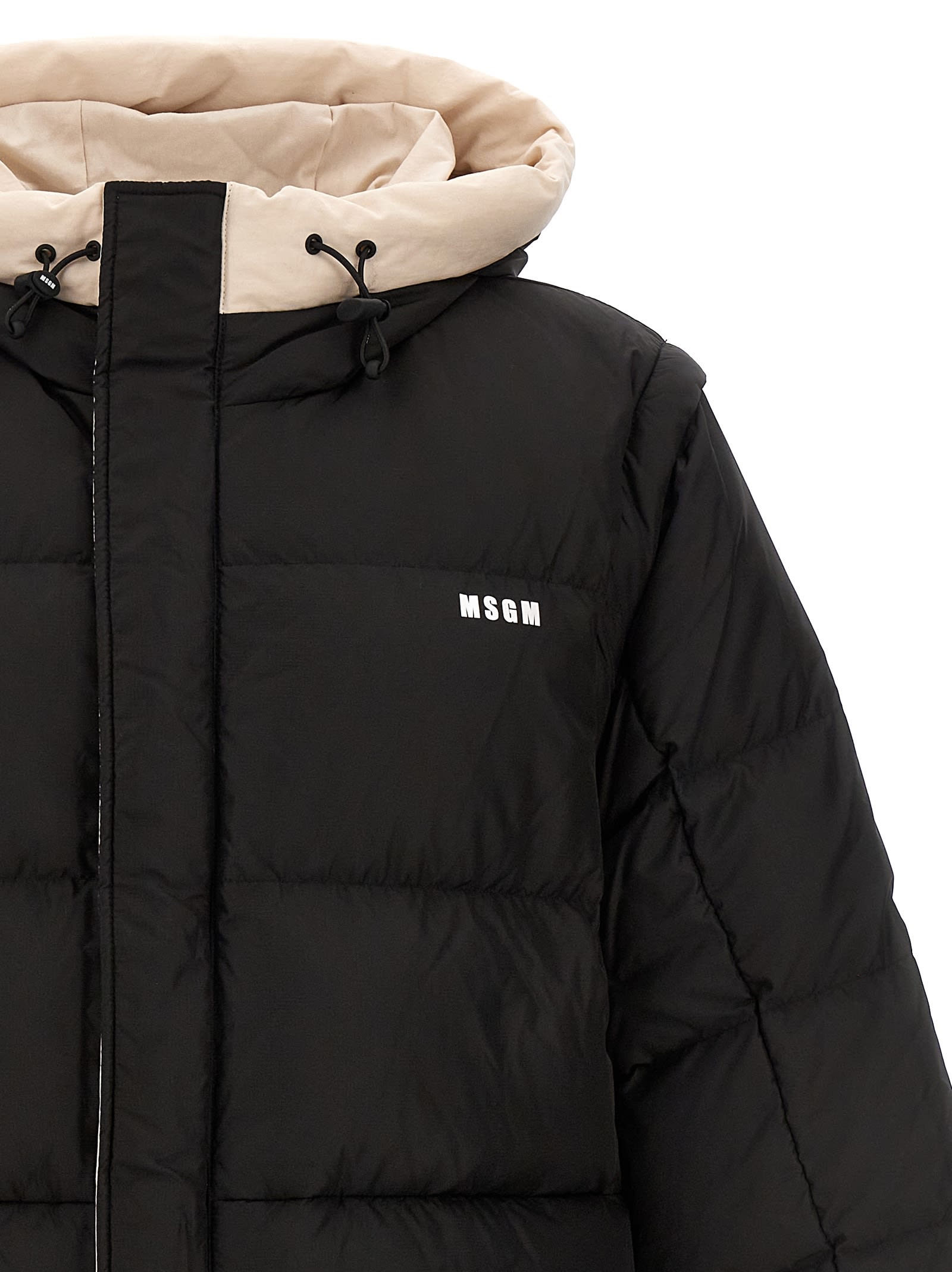 MSGM Logo Down Jacket | italist