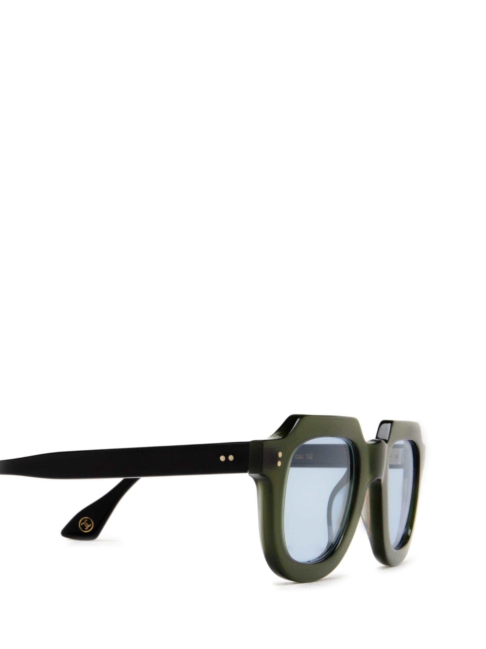 Lesca Odet Green Sunglasses | italist