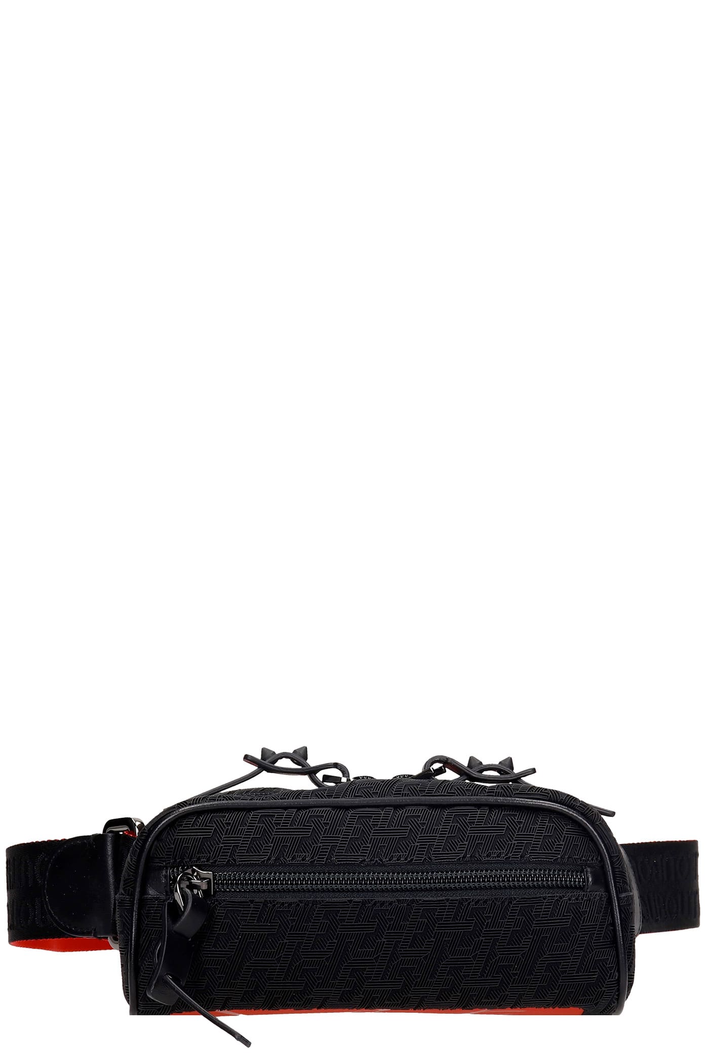 Christian Louboutin Blaster Mini Leather Belt Bag - Grey Waist