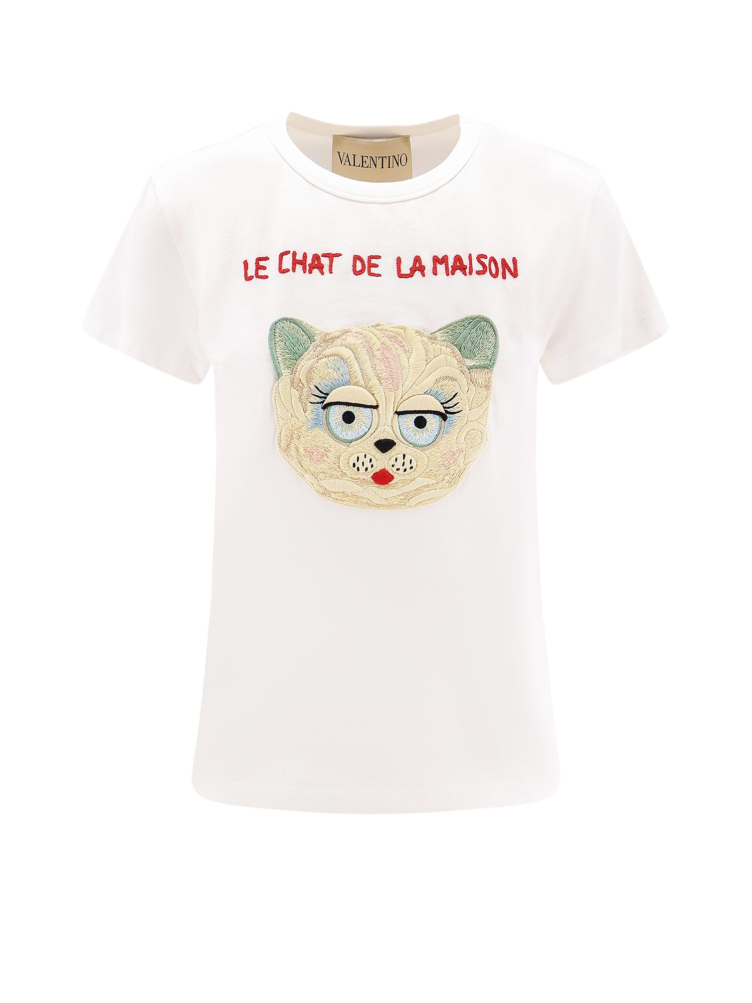 【関税&送料込】Valentino Le Chat De La Maison Jersey T-Shir Valentino Le Chat de La Maison T-Shirt | Harrods US