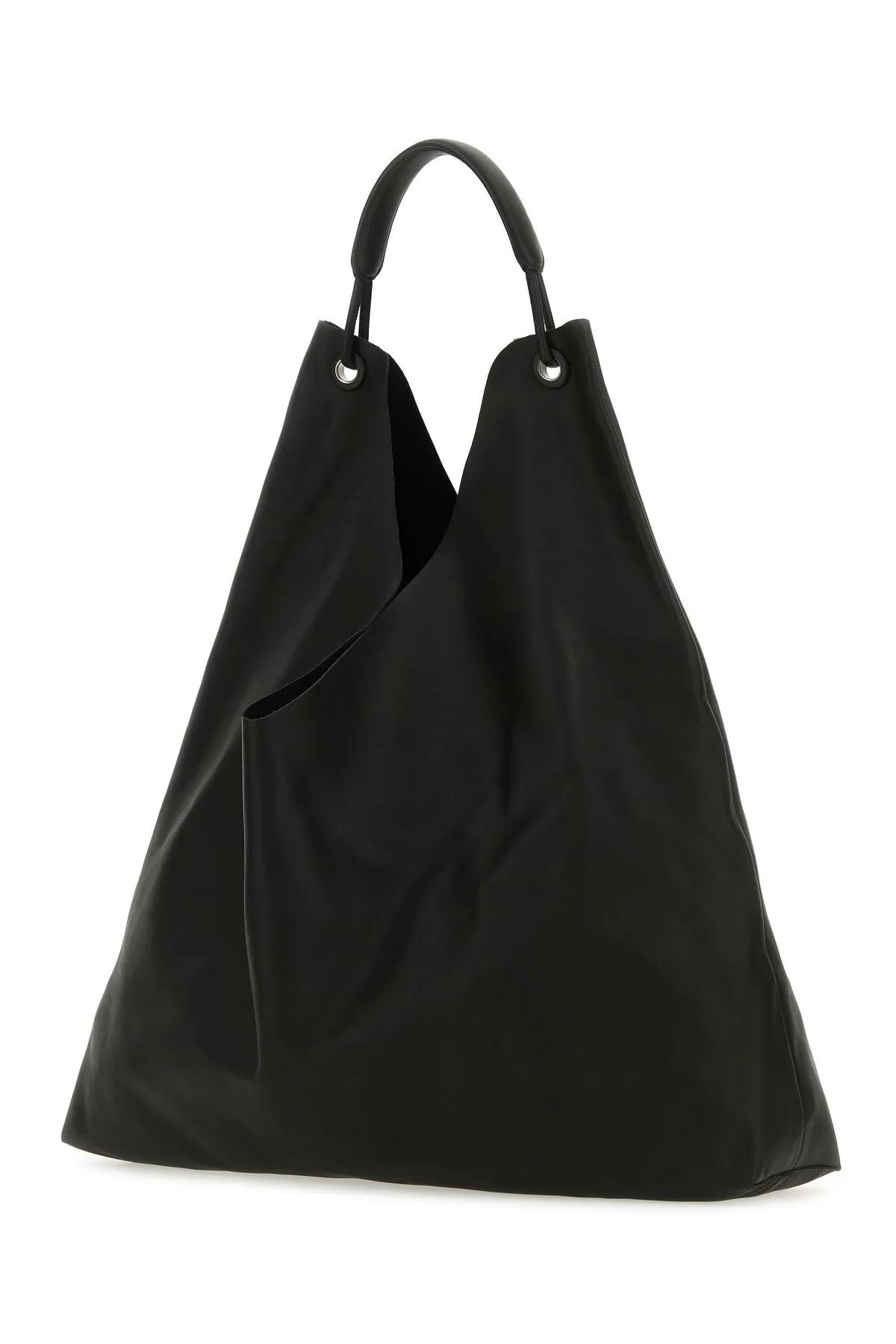 人気！要在庫確認【The Row】Isa Bag in Leather Isa Bag Black in Leather – The Row