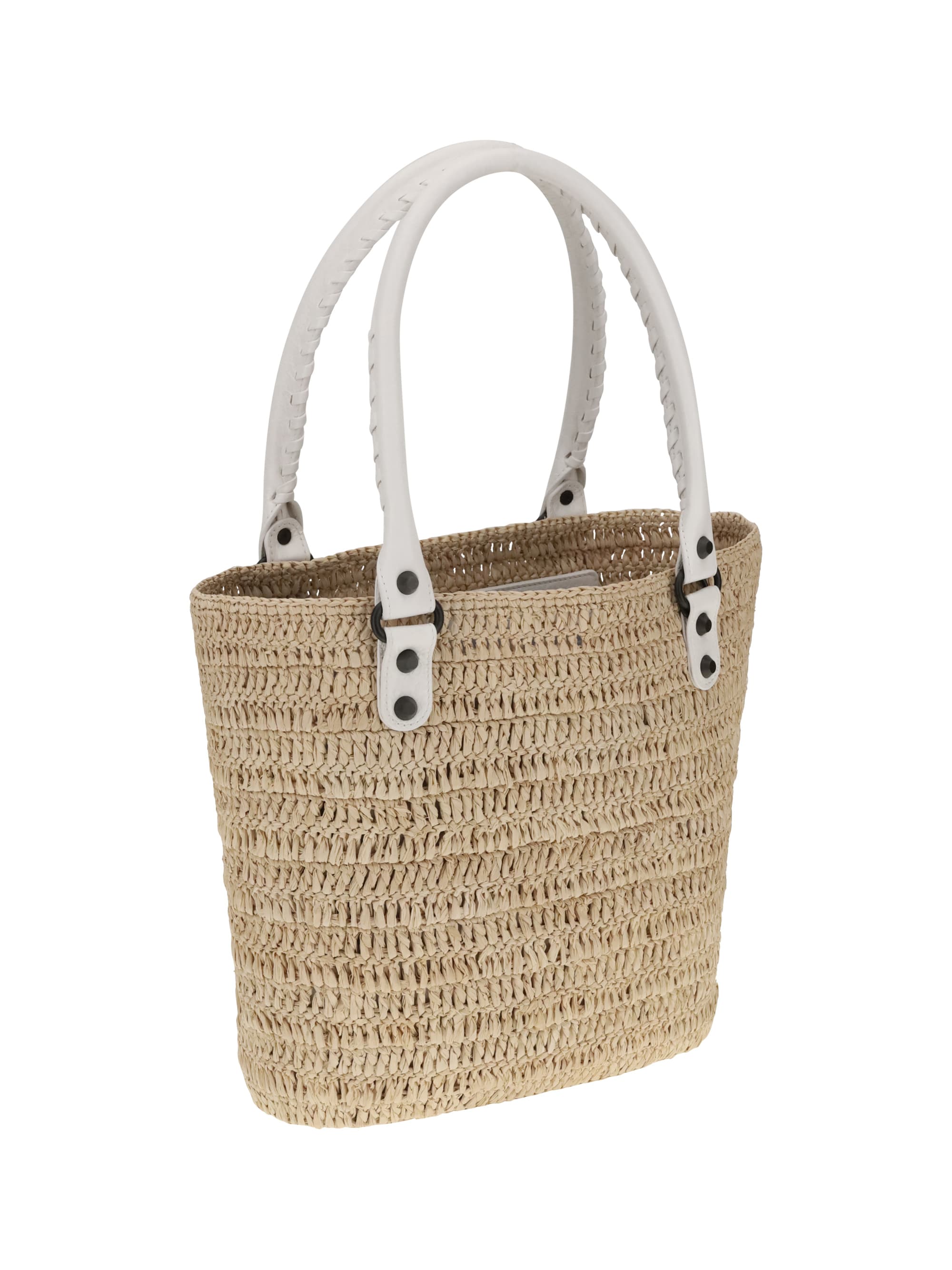 【送料&関税込】Balenciaga Le City Small Straw Shoulder Bag Balenciaga Le City Small Straw Shoulder Bag | italist