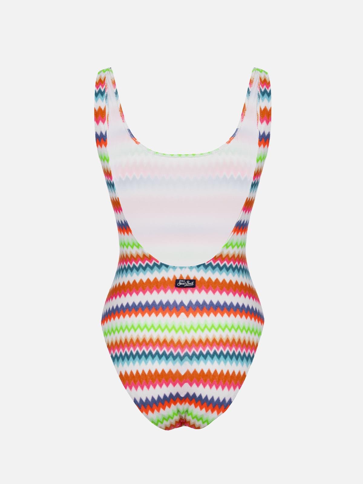 MC2 Saint Barth Woman Raschel Knit Scoopback One Piece