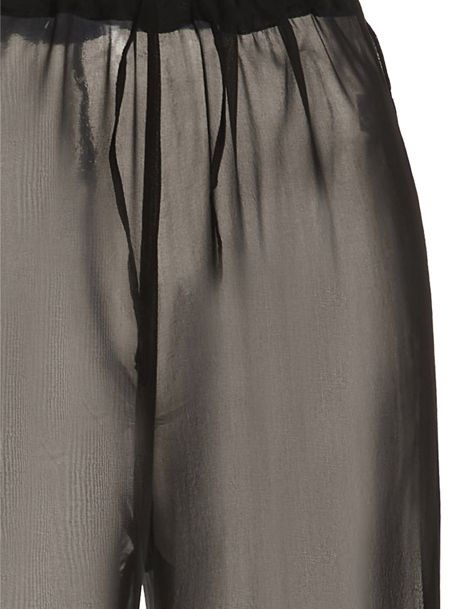 Oseree Feather Silk Pants | italist