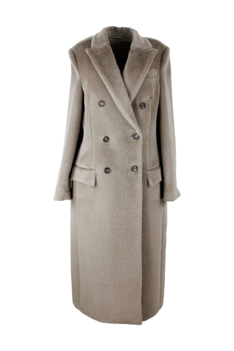 【送料&関税込】Brunello Cucinelli Long Coat In Alpaca Brunello Cucinelli Long Coat In Alpaca | italist
