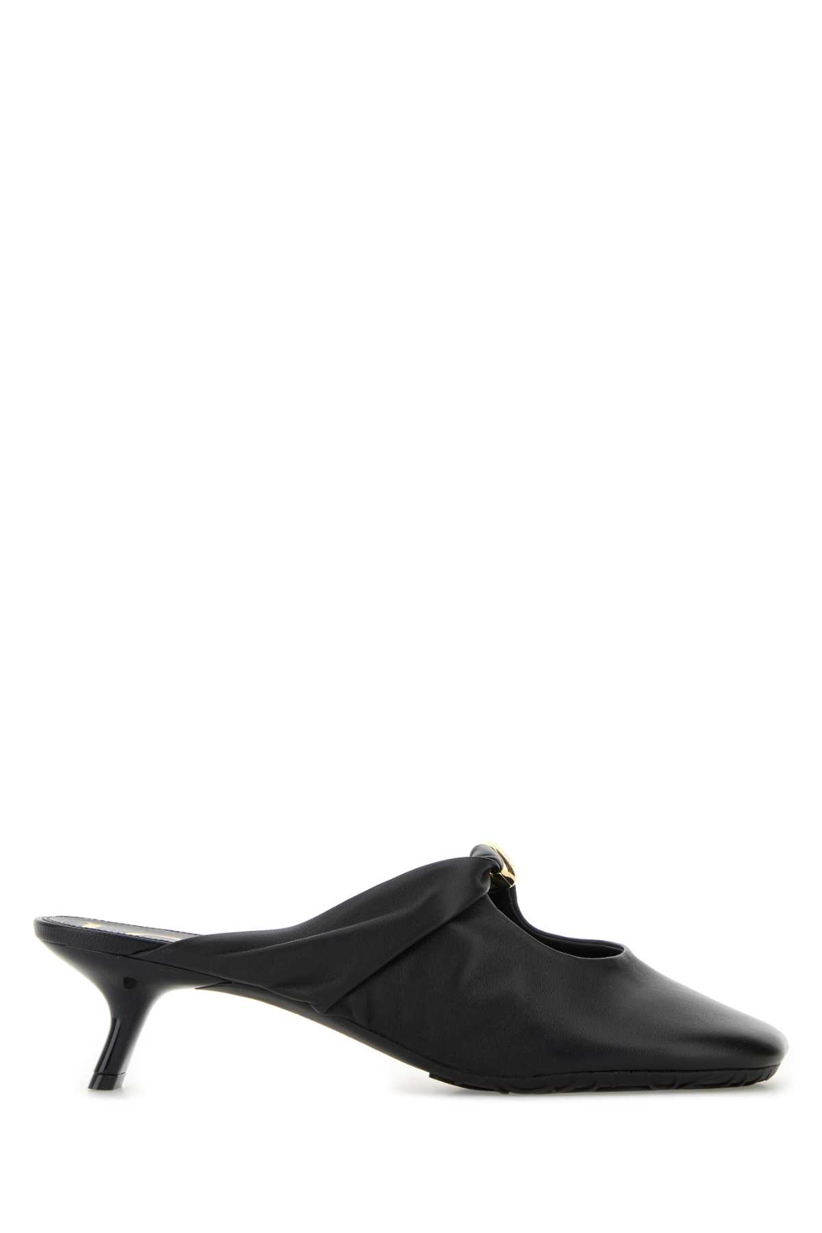 サンダル・ミュール Loewe Black Nappa Leather Pebble Mules Loewe Black Nappa Leather Pebble Mules | italist