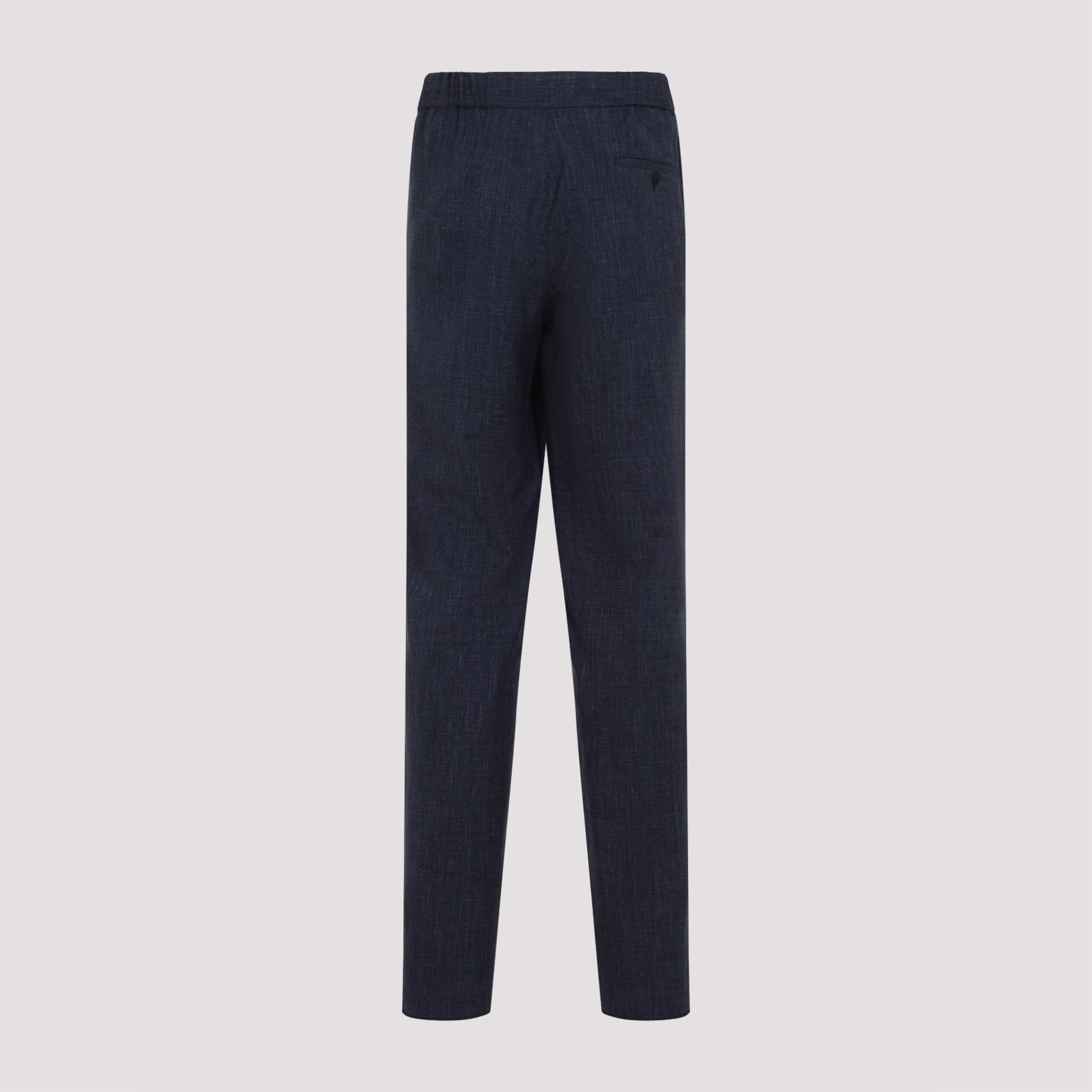 【関税&送料込】Giorgio Armani Melange Blue Wool Blend Pant Giorgio Armani Melange Blue Wool Blend Pant | italist