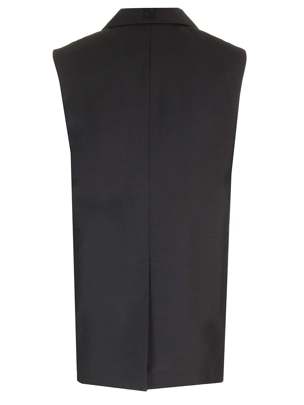 【関税&送料込み】Fendi Tailored Mohair Vest Clothing Fendi Black Mohair And Wool Vest | italist