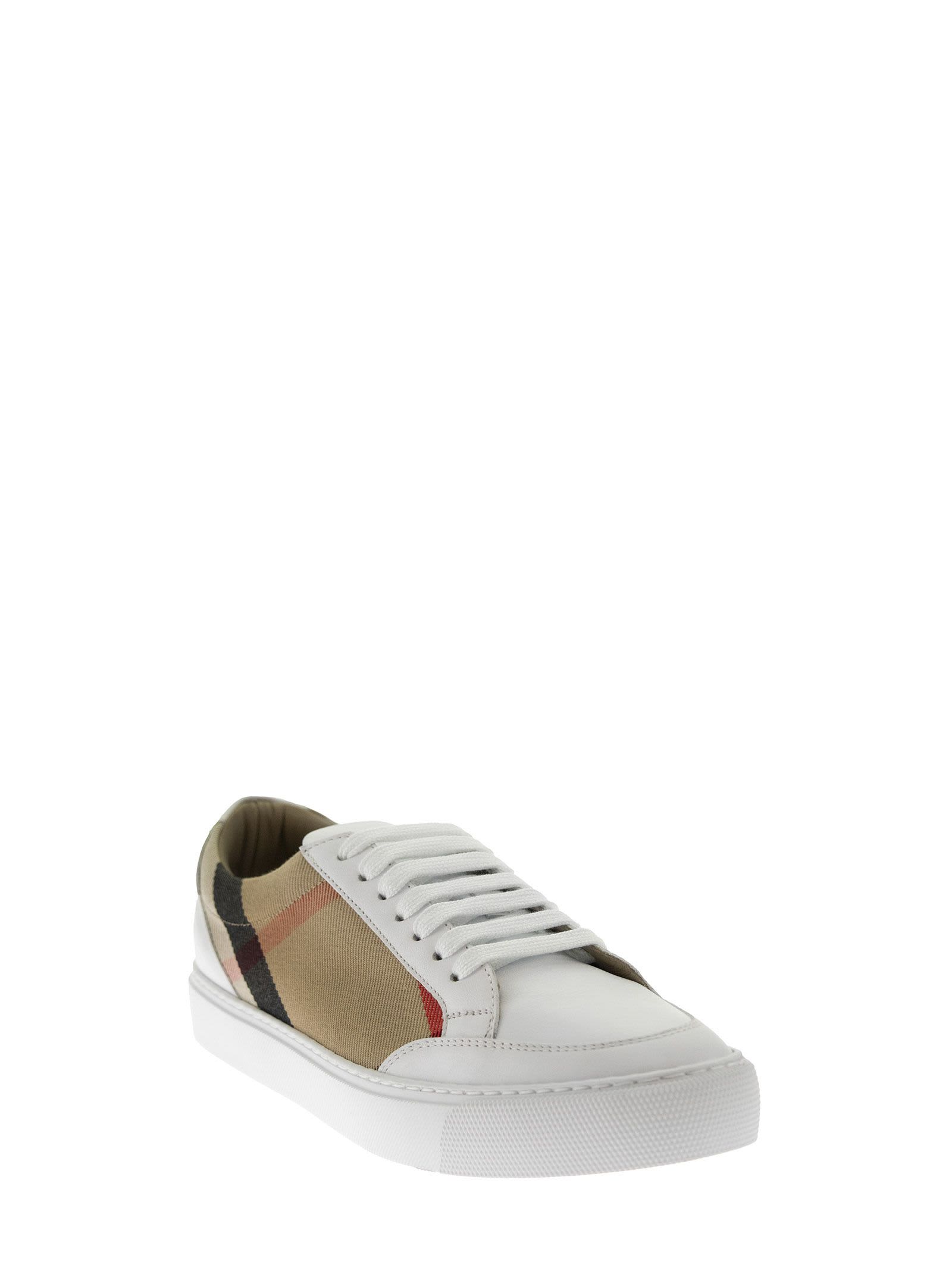 burberry women's salmond lace up sneakers