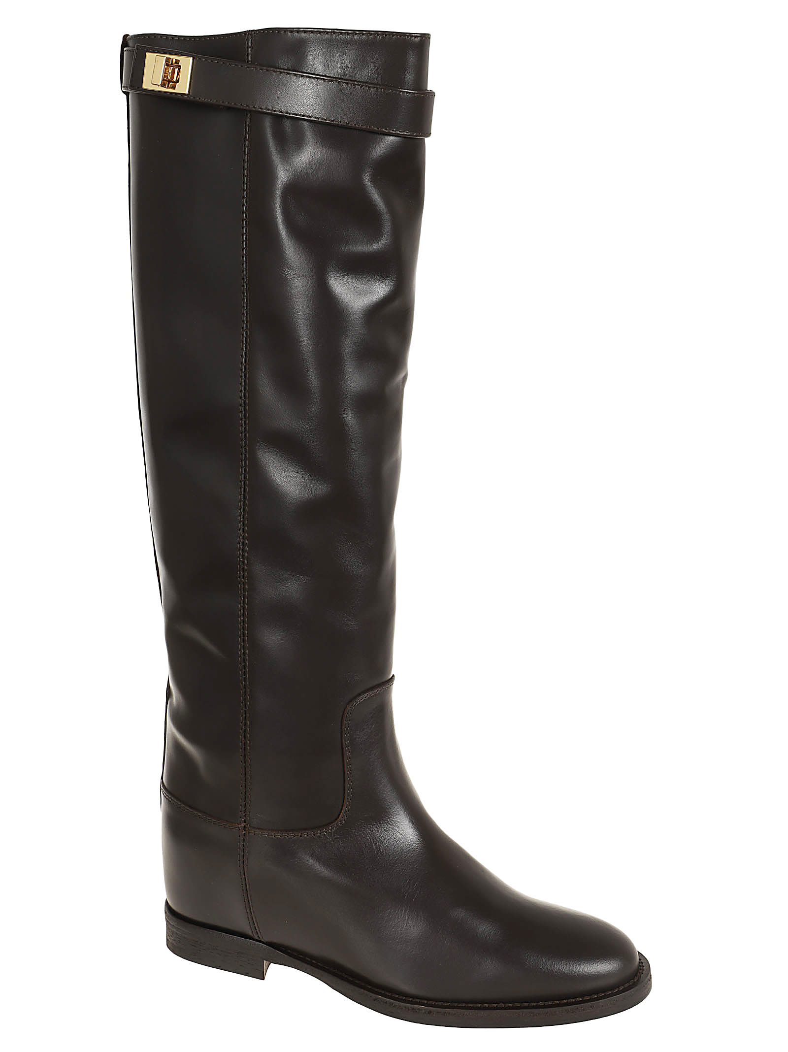 ロングブーツ VIA ROMA 15 FW25 STIVALE CON LUCCHETTO (3807 TESTADIMORO) Via Roma 15 Stivale Con Lucchetto | italist
