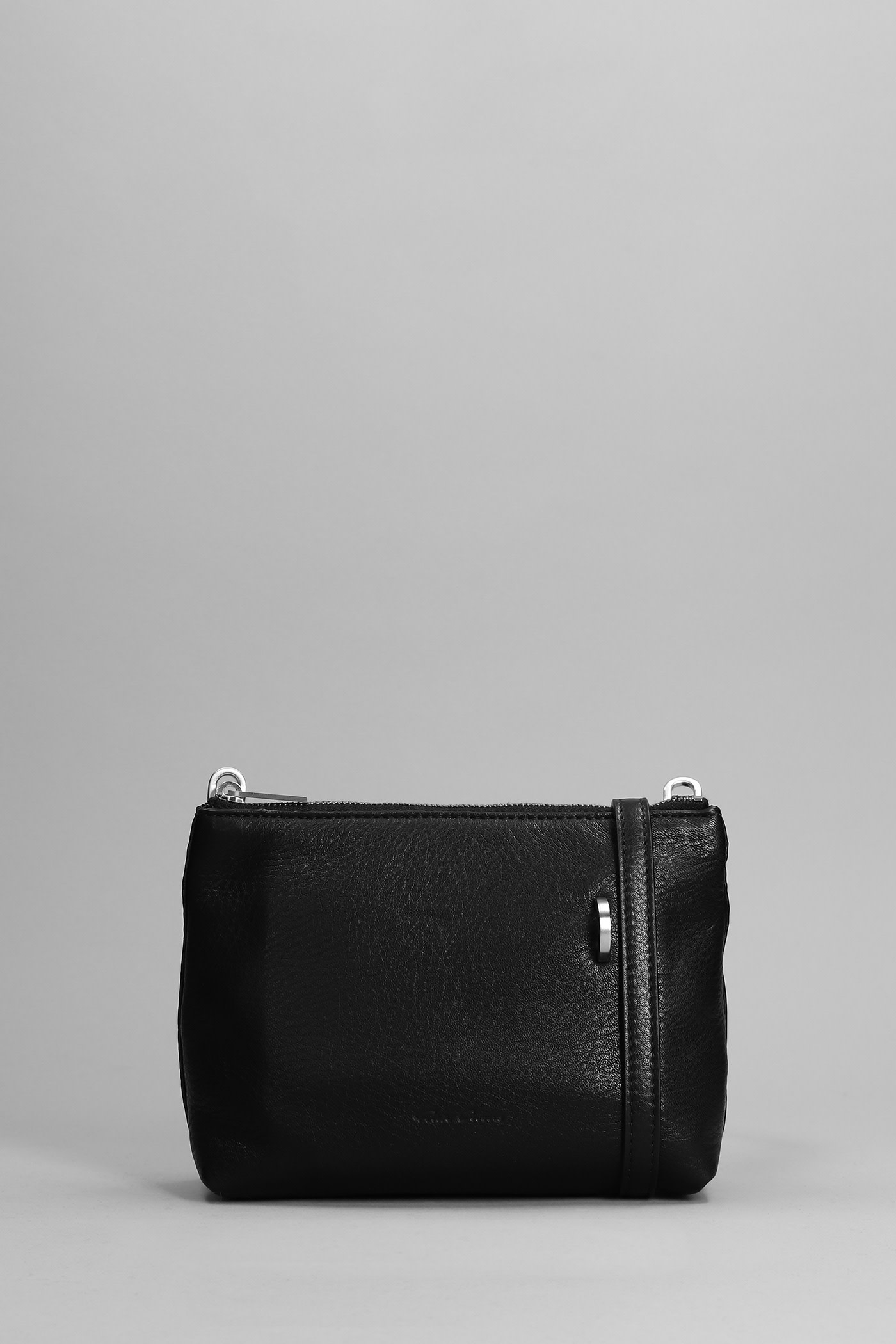 Small Adri Hand Bag In Black Leather