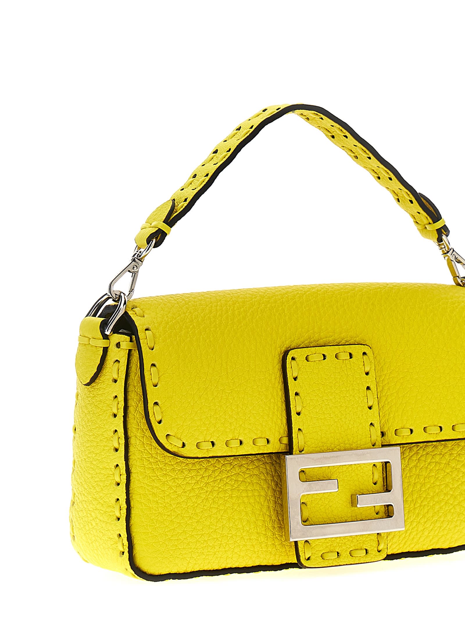 FENDI Baguette ミニ ハンドバッグ【関税送料込】 関税込み/FENDIフェンディ Mamma Baguetteスモール ミニバッグ