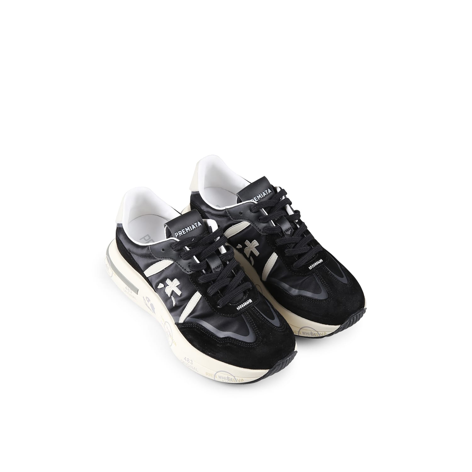 Premiata Cassie 6471 Black Sneakers For Women | italist