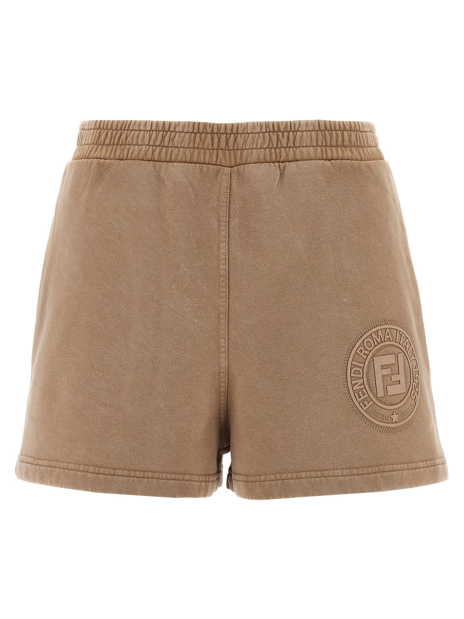 ショートパンツ FENDI 3D 'Fendi Roma' shorts Brown 3d 'fendi Roma' Shorts | italist