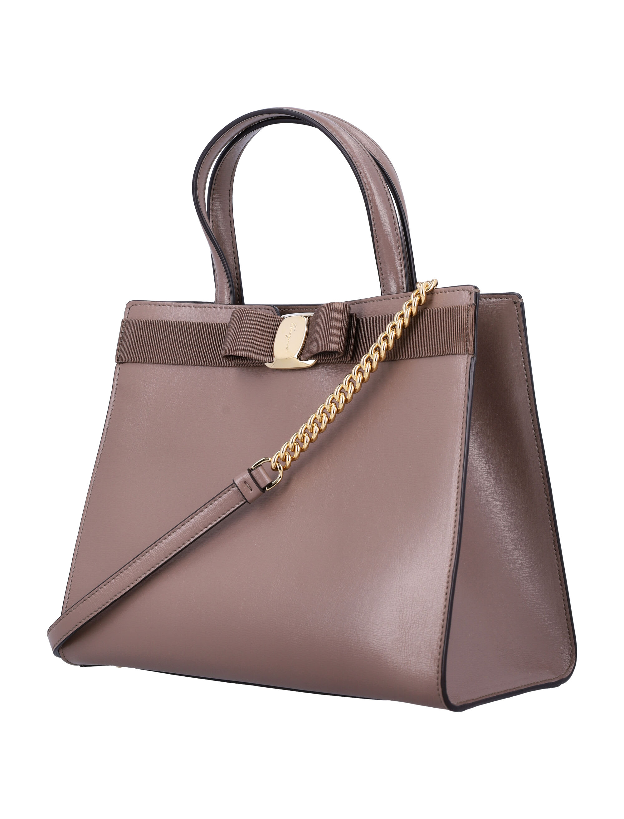 Ferragamo Vara Bow Top Handle Tote Bag | italist