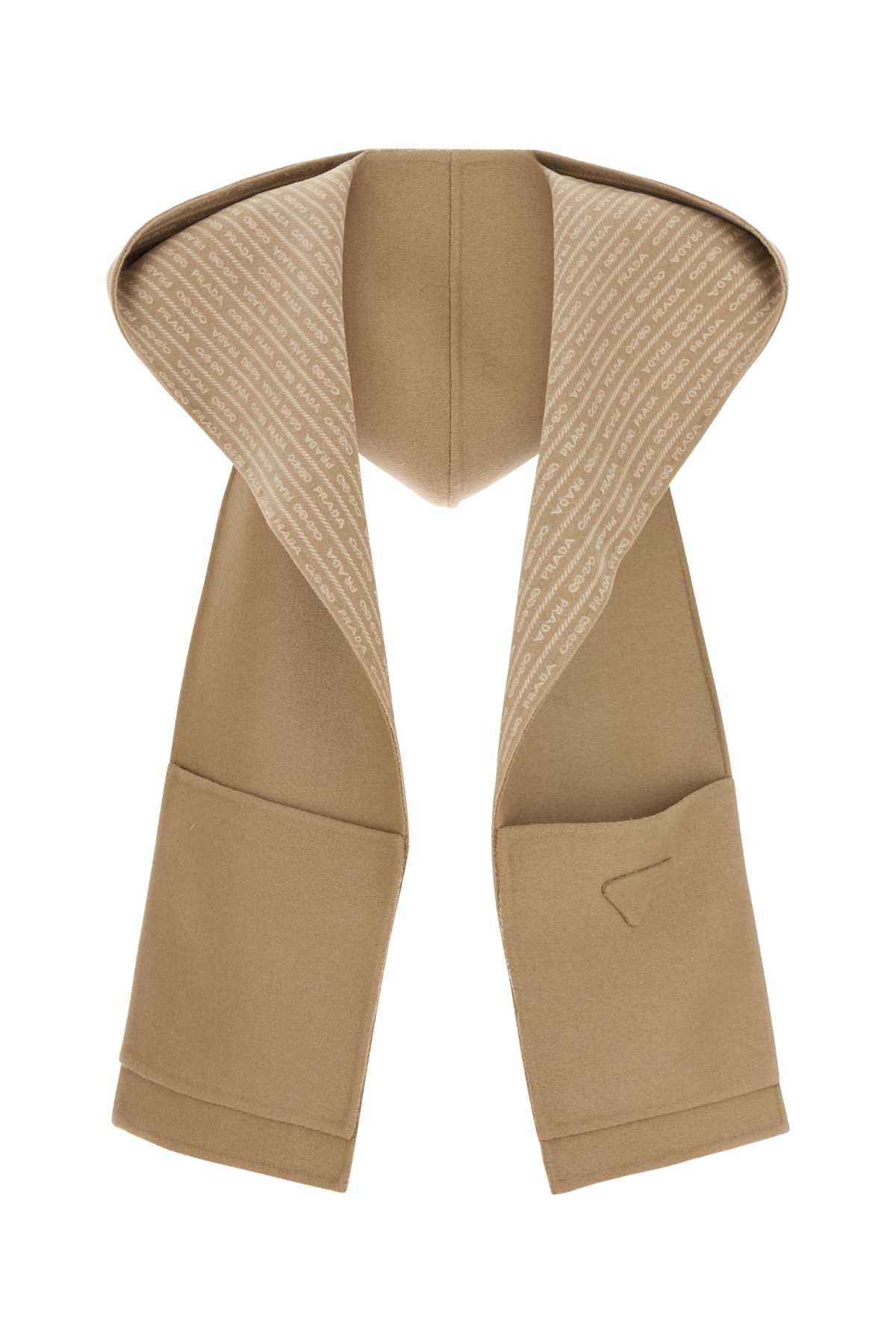 【関税&送料込】Prada Camel Wool Scarf Prada Camel Wool Scarf | italist
