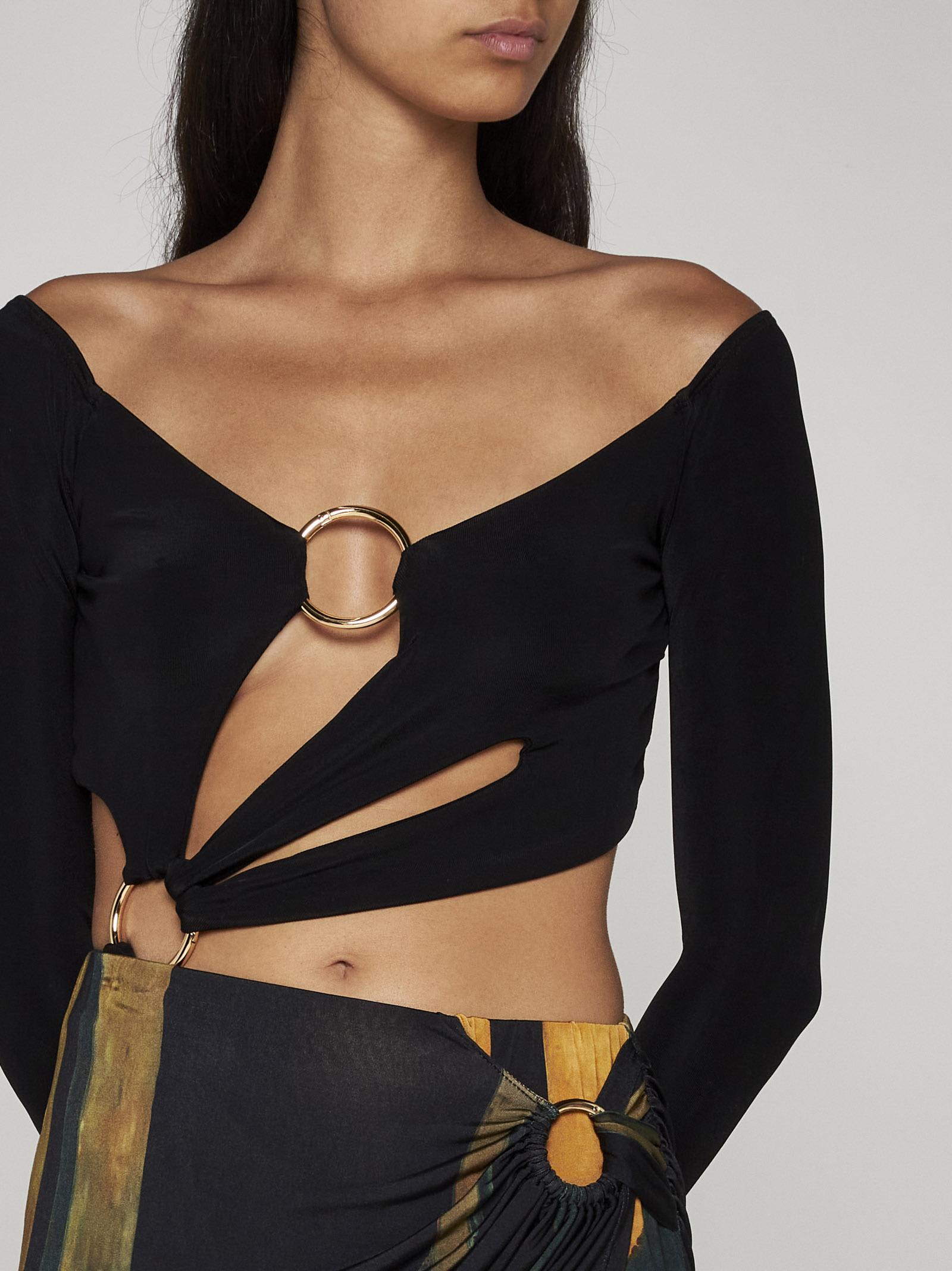 インナー・ルームウェアその他 LOUISA BALLOU FW23 'Sex Wax' bodysuit (1110070999 0999) Louisa Ballou Sex Wax Viscose Bodysuit | italist