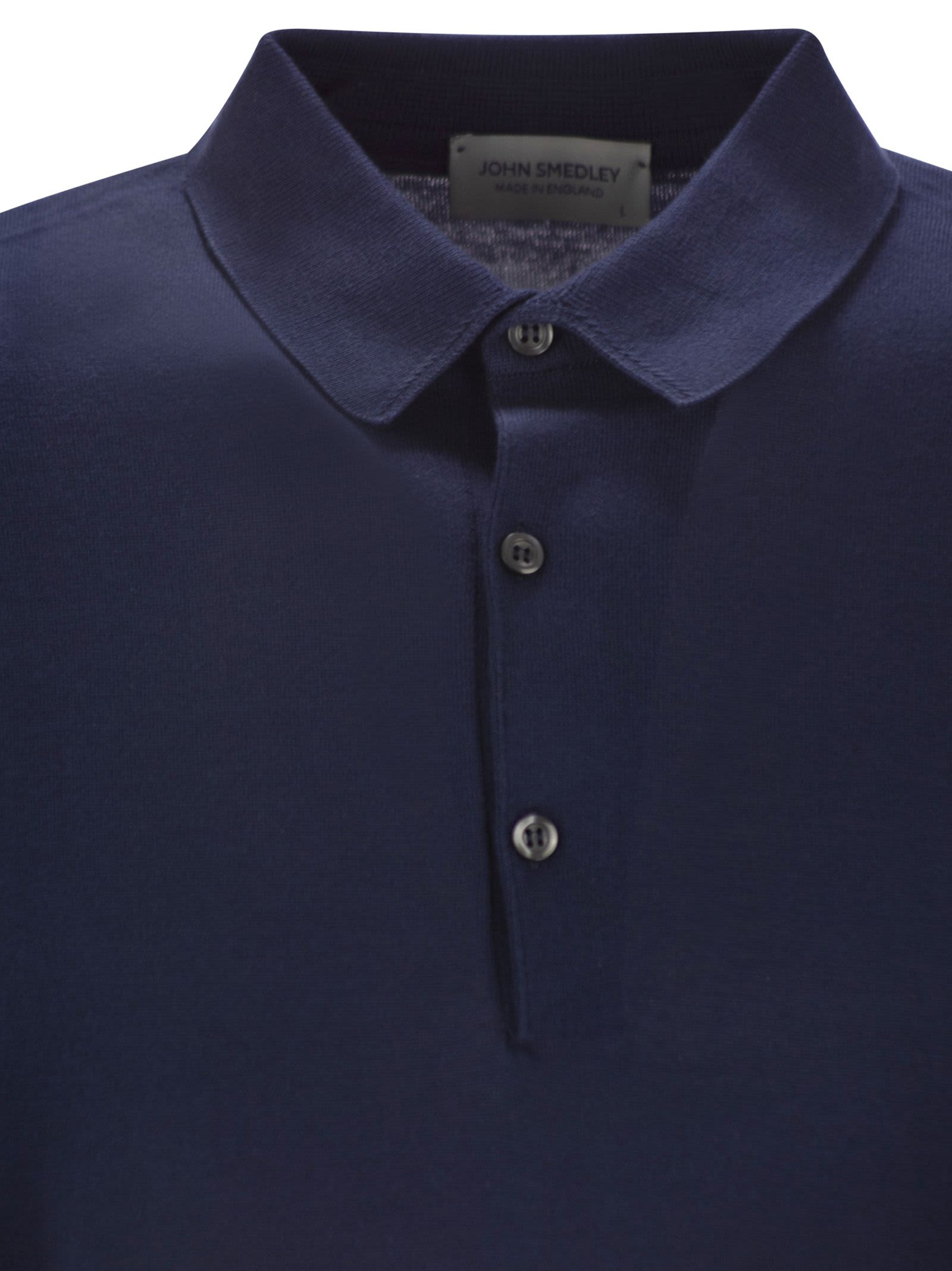 Tシャツ・カットソー JOHN SMEDLEY ADRIAN - Cotton short-sleeved polo shirt John Smedley Adrian - Cotton Short-sleeved Polo Shirt