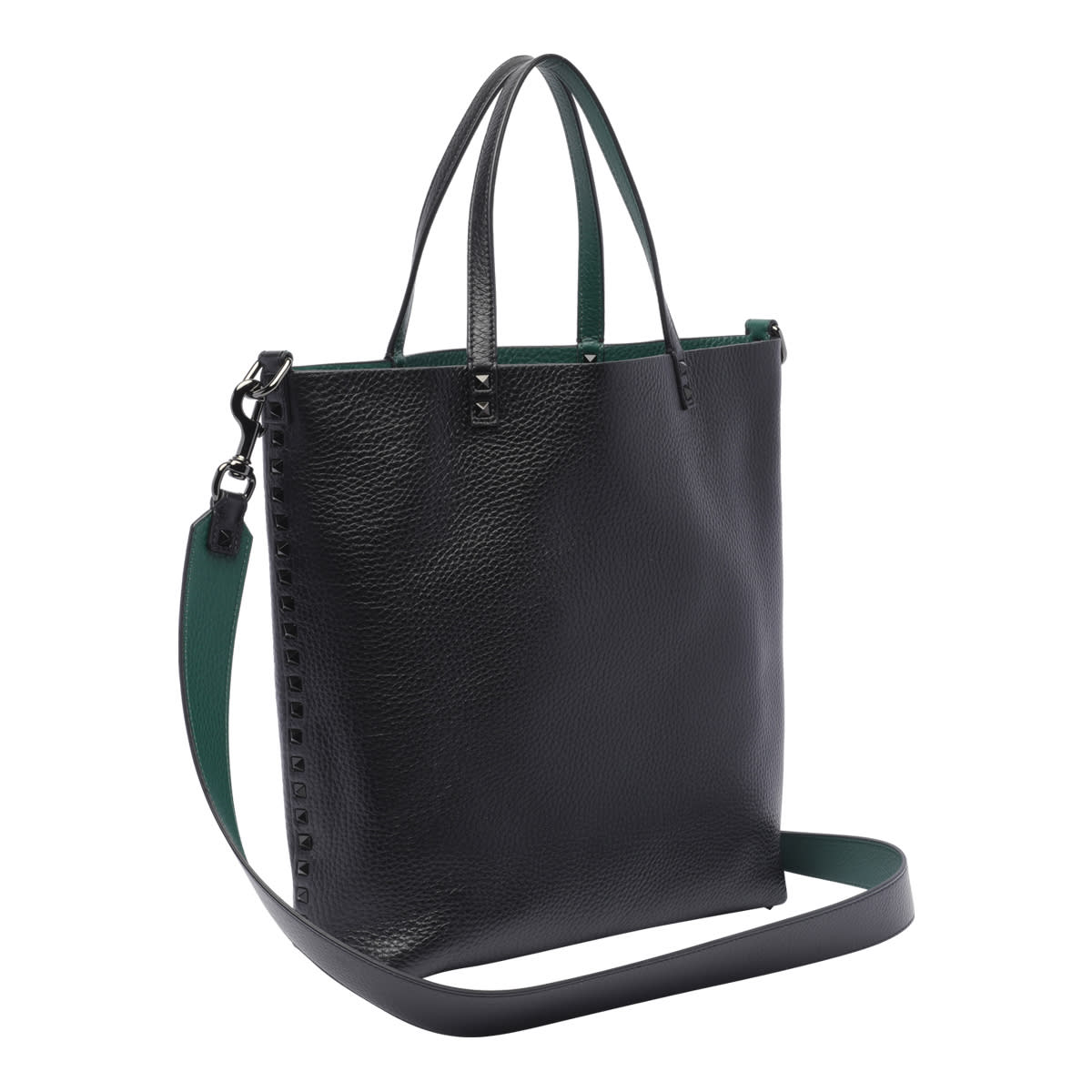 トートバッグ VALENTINO GARAVANI ROCKSTUD CANVAS MEDIUM TOTE Valentino Garavani Medium Rockstud Tote Bag | italist