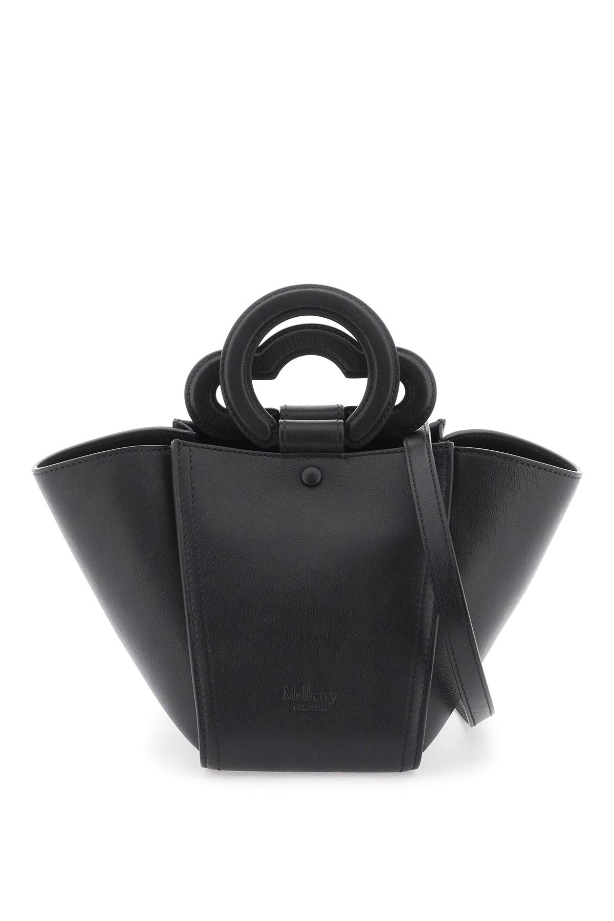 【MULBERRY】RIDER'S TOP HANDLE BAG Mulberry | Mini Rider's Top Handle Bag | Black Silky Calf