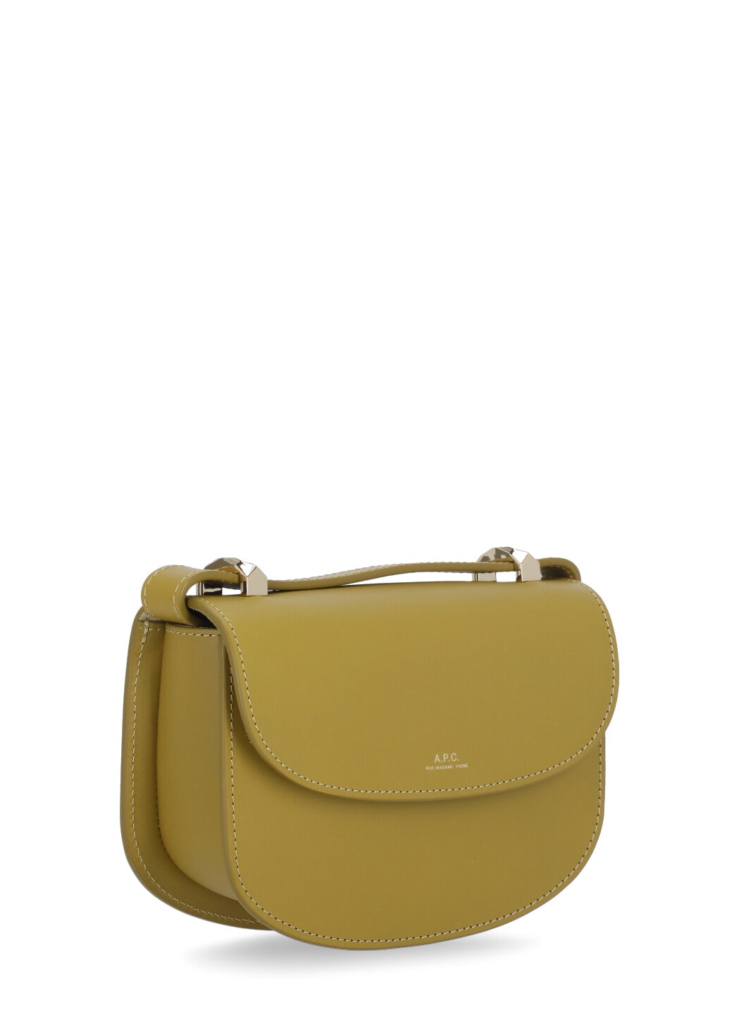 A.P.C., Bags, Apc Ella Beige Sable Gold Chain Shoulder Bag