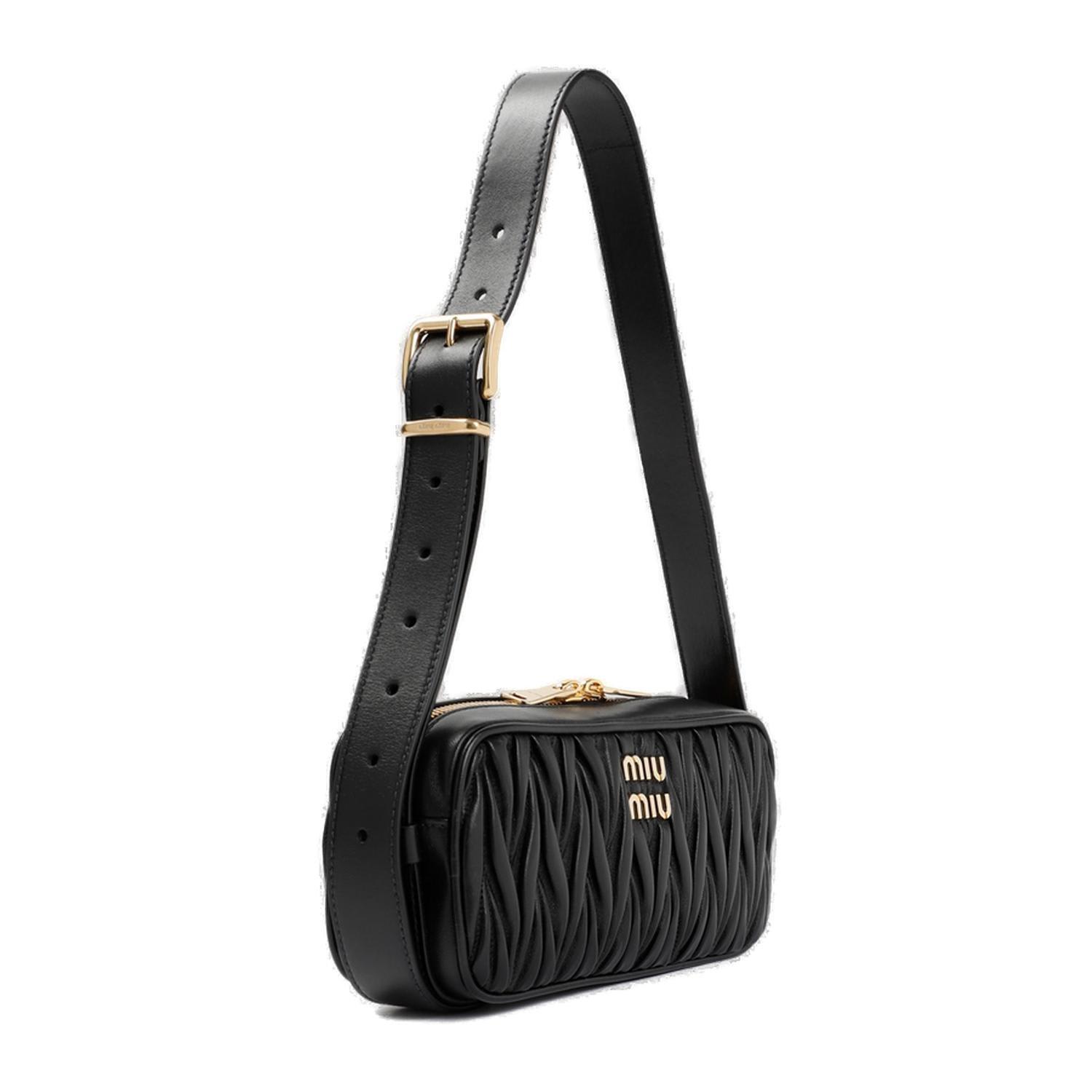 バッグ miii... MIU MIU 90's Vintage pony hair mini bag with distressed